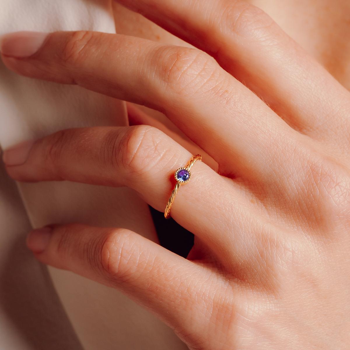 Solitaire Faustine Tanzanite