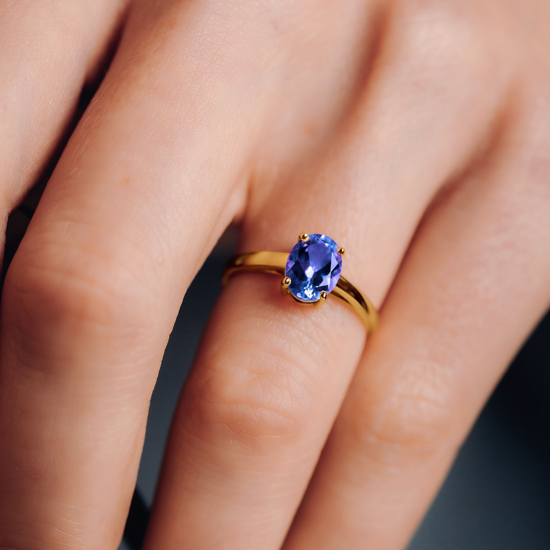 Solitaire Érine Tanzanite