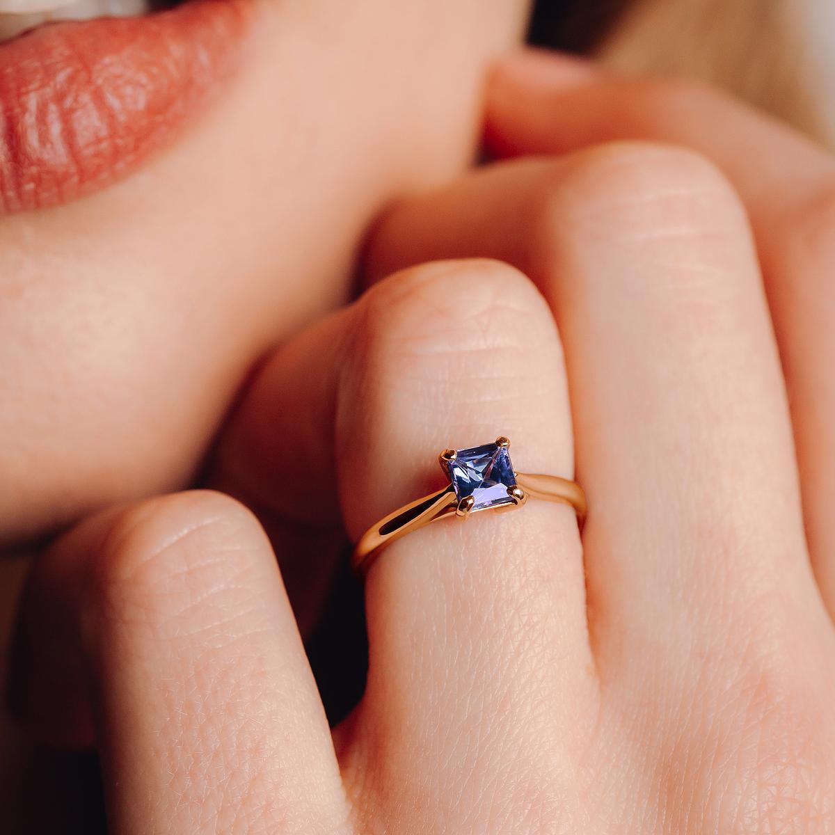 Solitaire Promesse Tanzanite