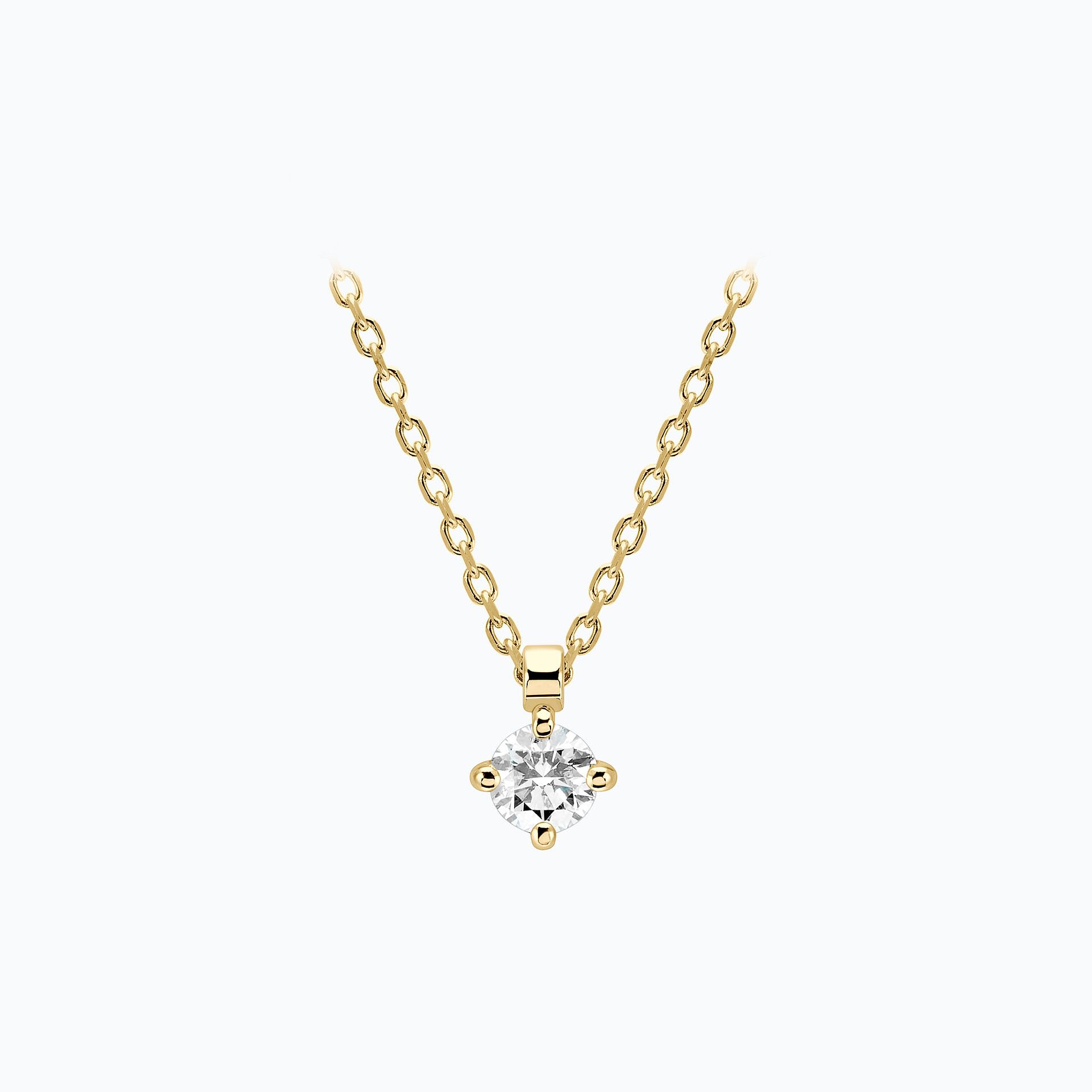 Collier Alva Diamant de Synthèse 0.20 carat