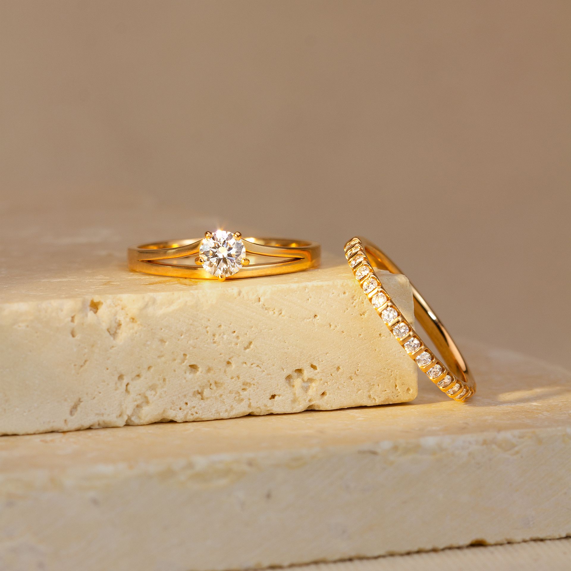 Solitaire Anata Éclat Diamant de Synthèse