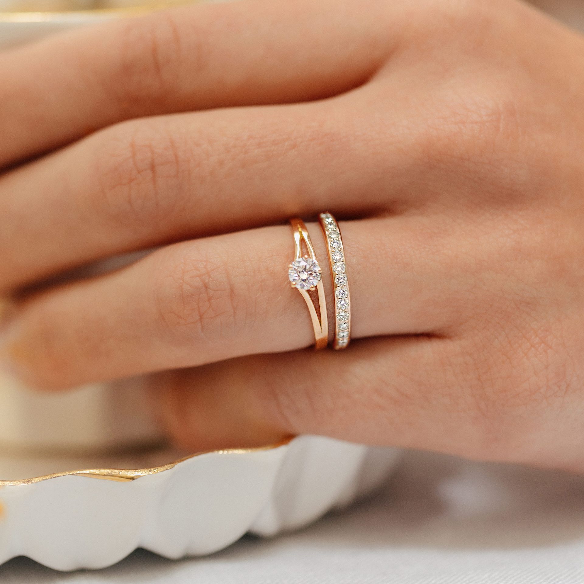 Solitaire Anata Éclat Diamant de Synthèse