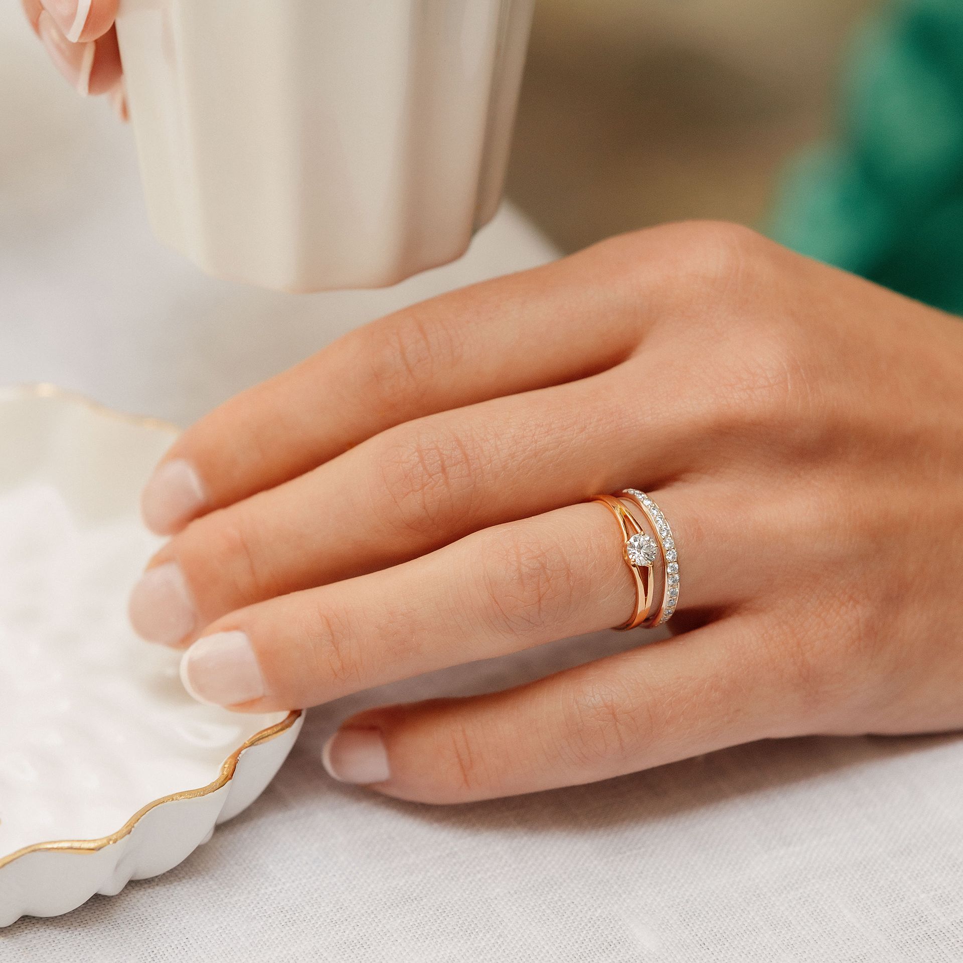 Solitaire Anata Éclat Diamant de Synthèse