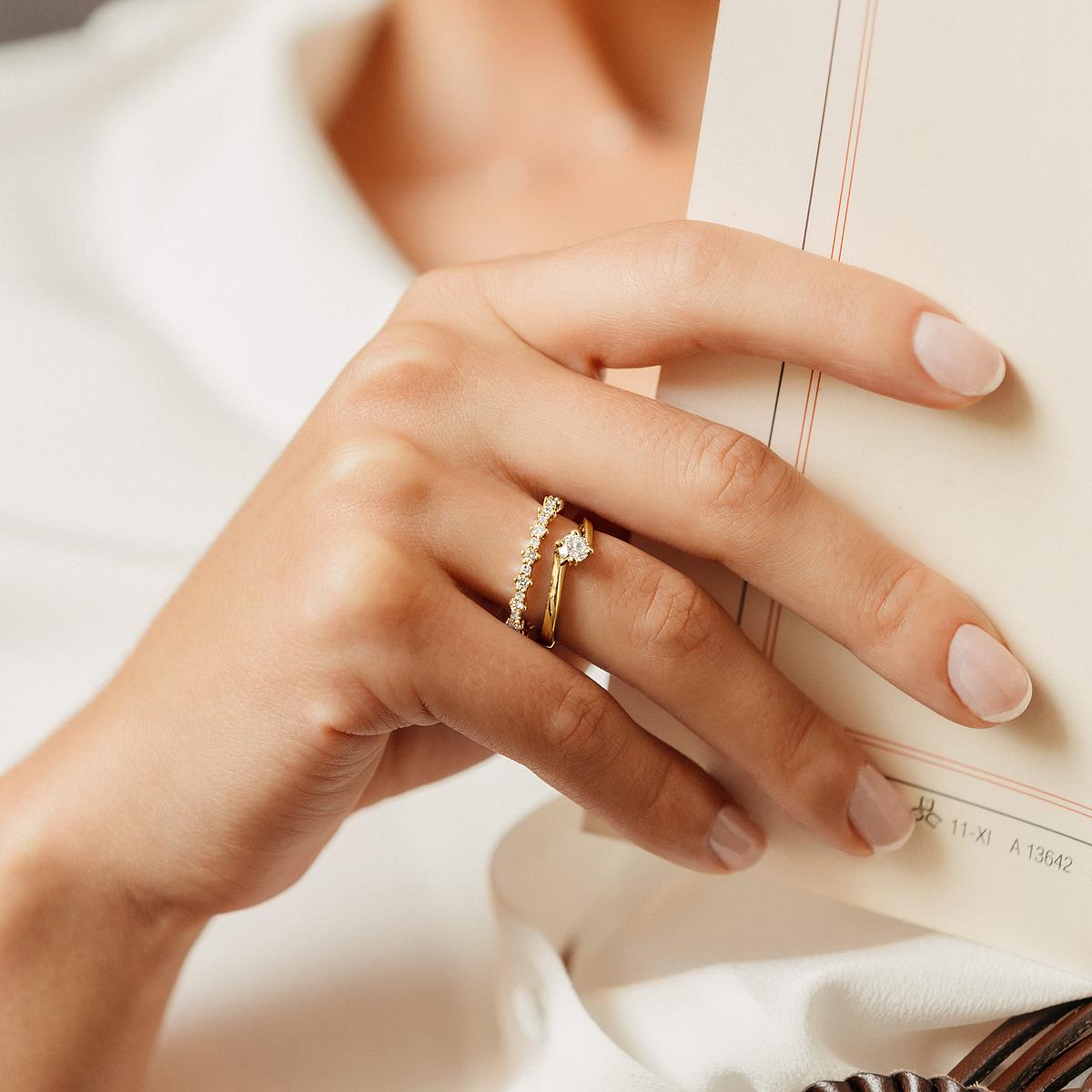 Solitaire Lina Diamant de Synthèse