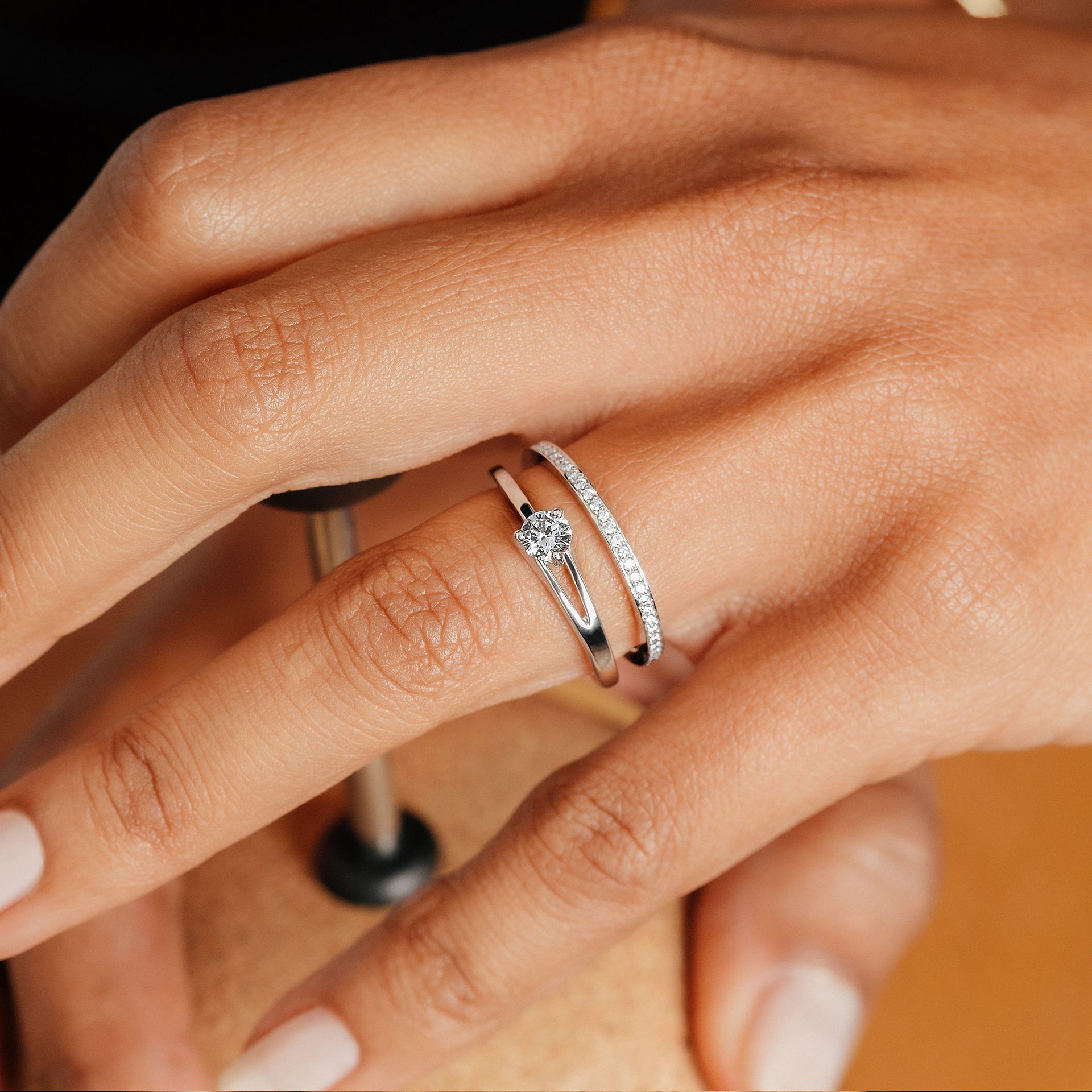 Solitaire Étoile 0.15 carat