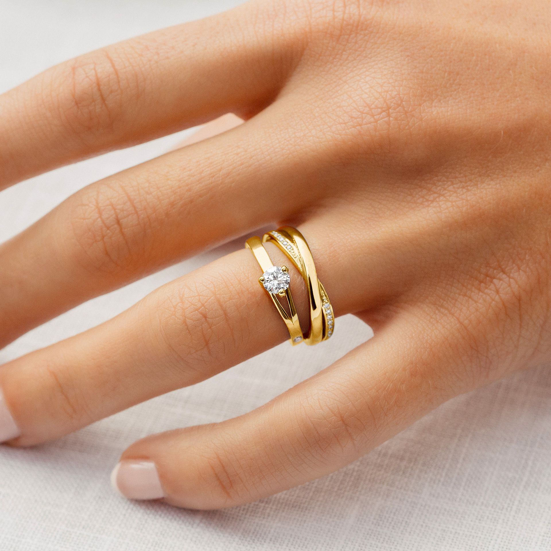 Solitaire Étoile Éclat