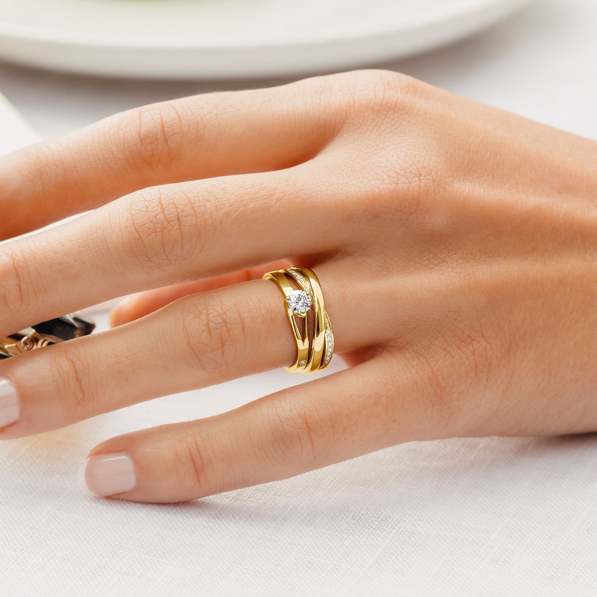 Solitaire Étoile Éclat