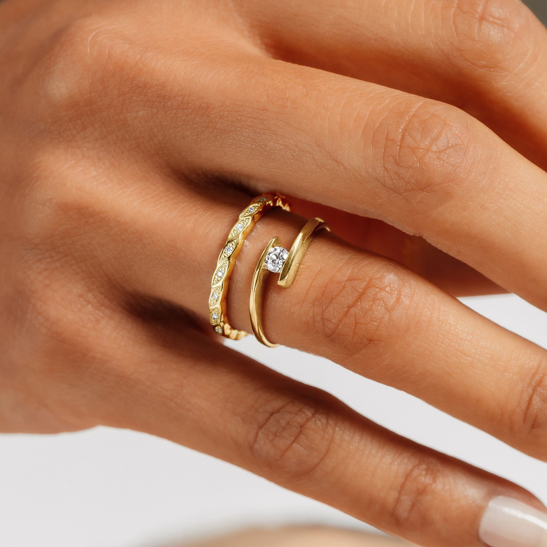 Solitaire Jane Diamant de Synthèse