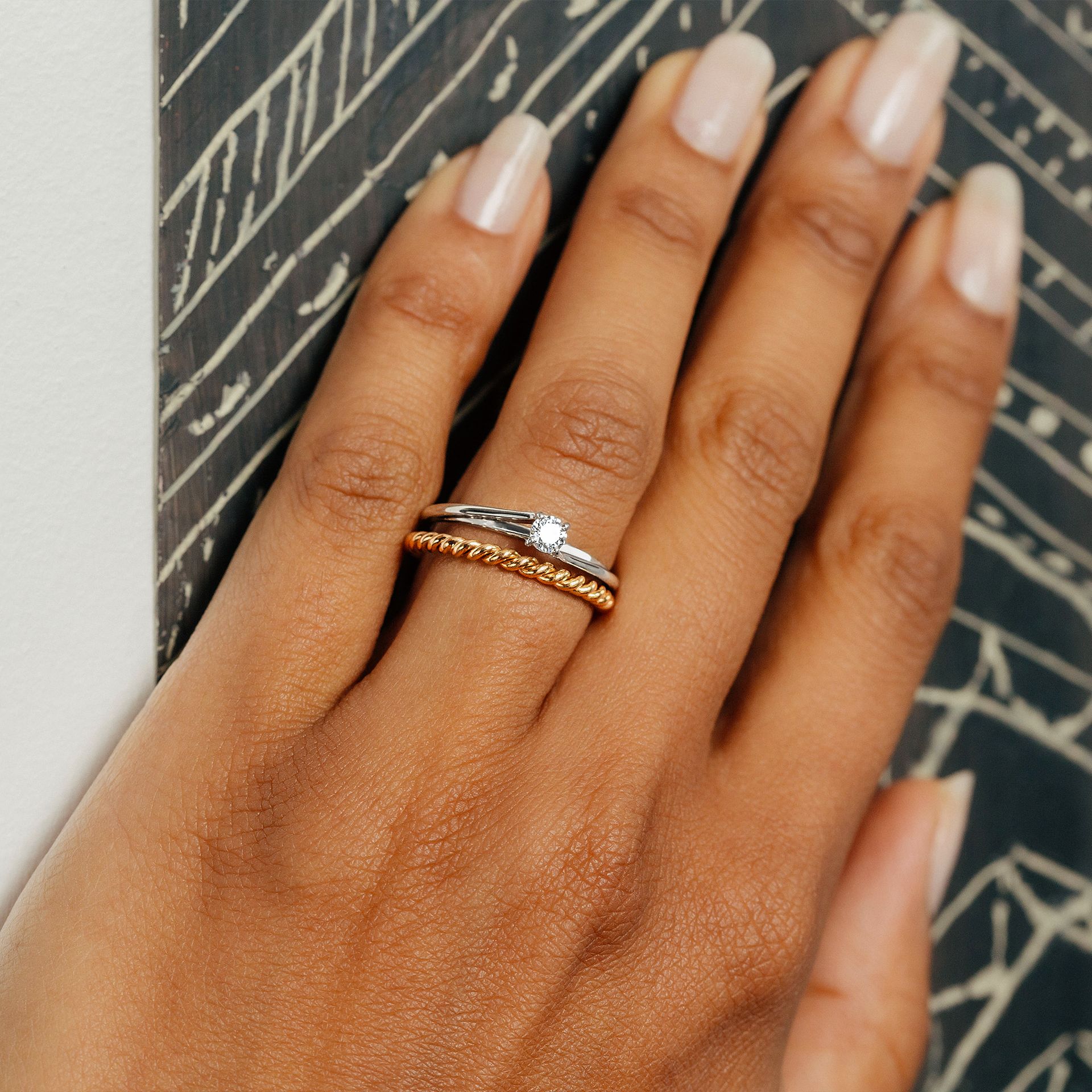 Solitaire Osaka Diamant de Synthèse 0.20 carat