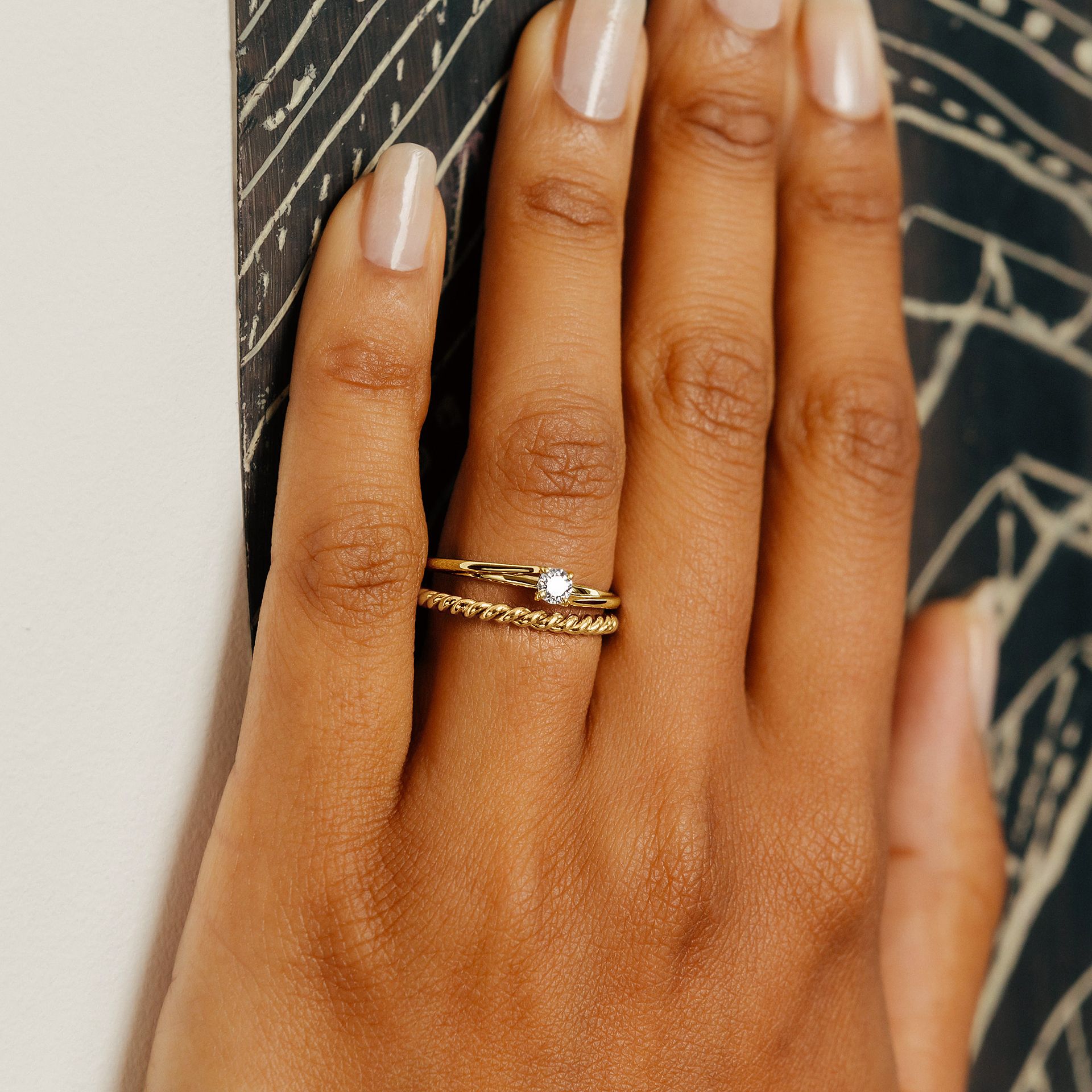 Solitaire Osaka Diamant de Synthèse 0.20 carat