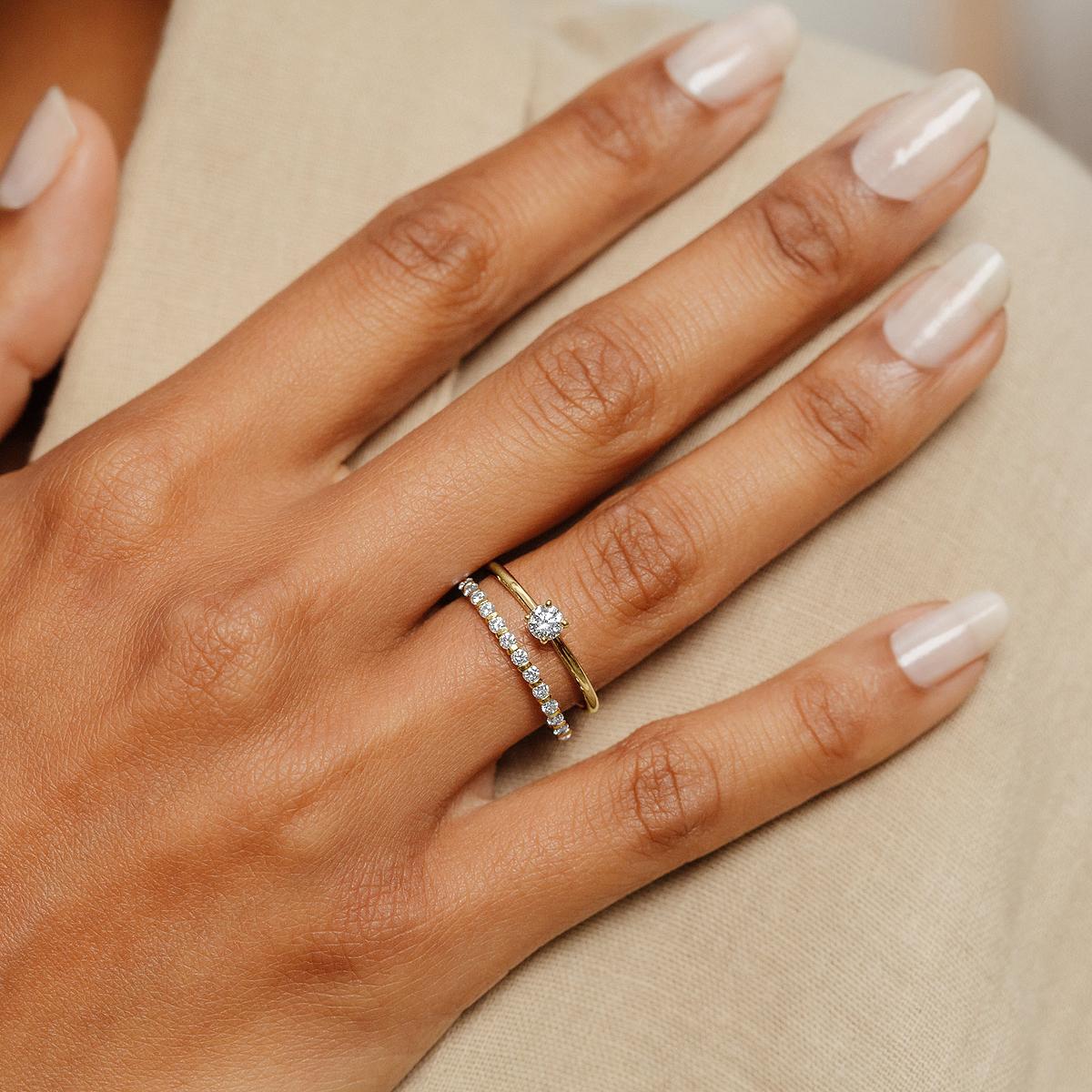 Solitaire Séléné 0.20 carat