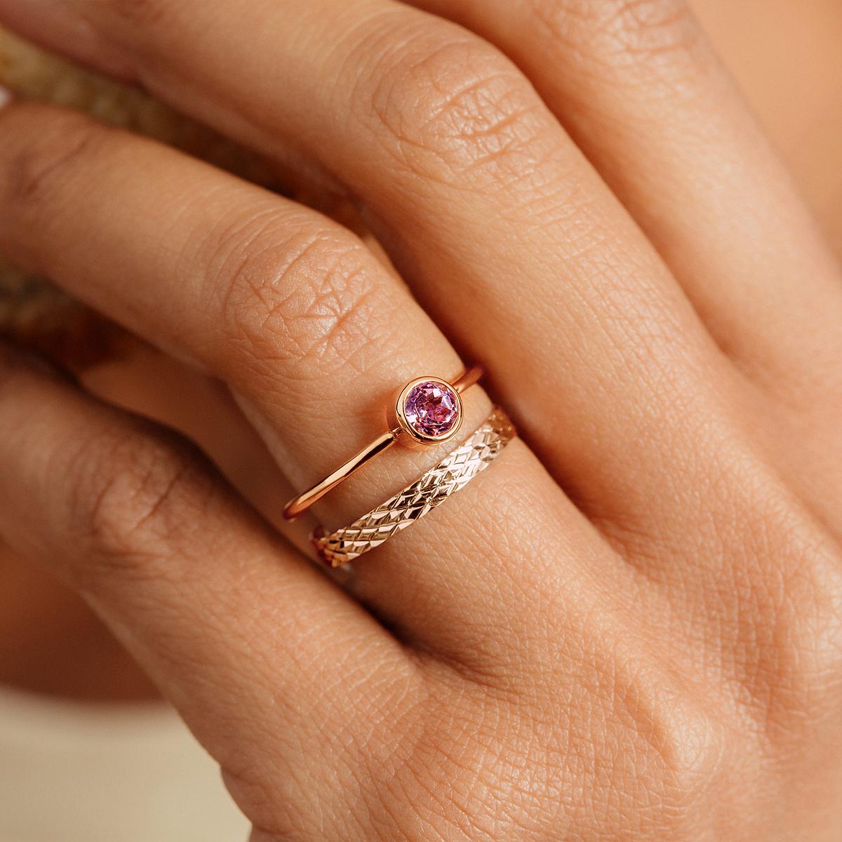 Solitaire Harmony Tourmaline 4.5 mm