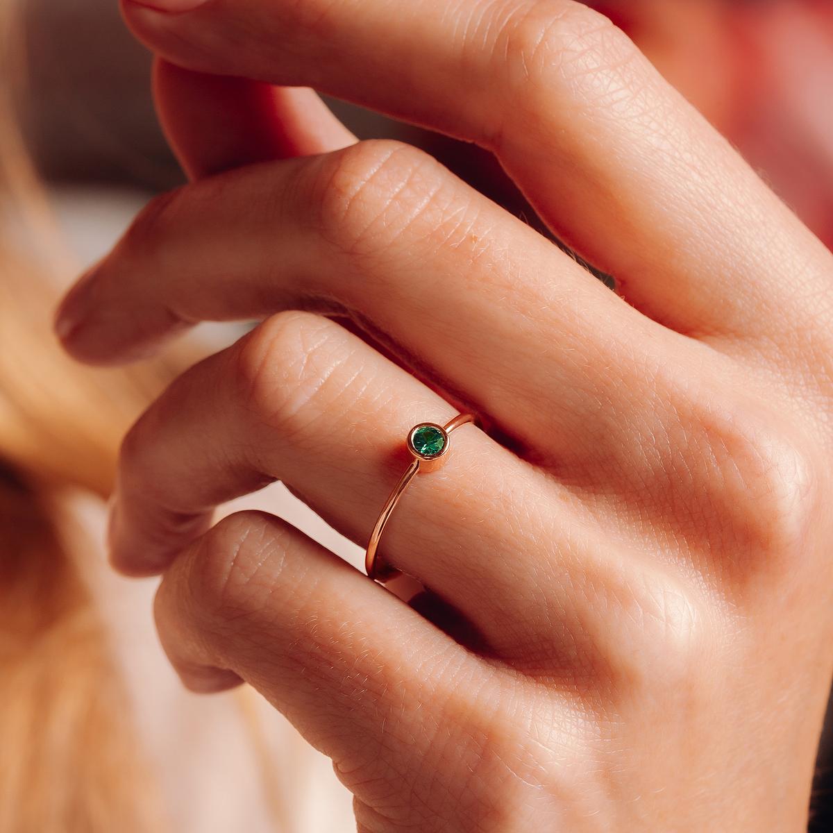 Solitaire Harmony Tsavorite 3.5 mm