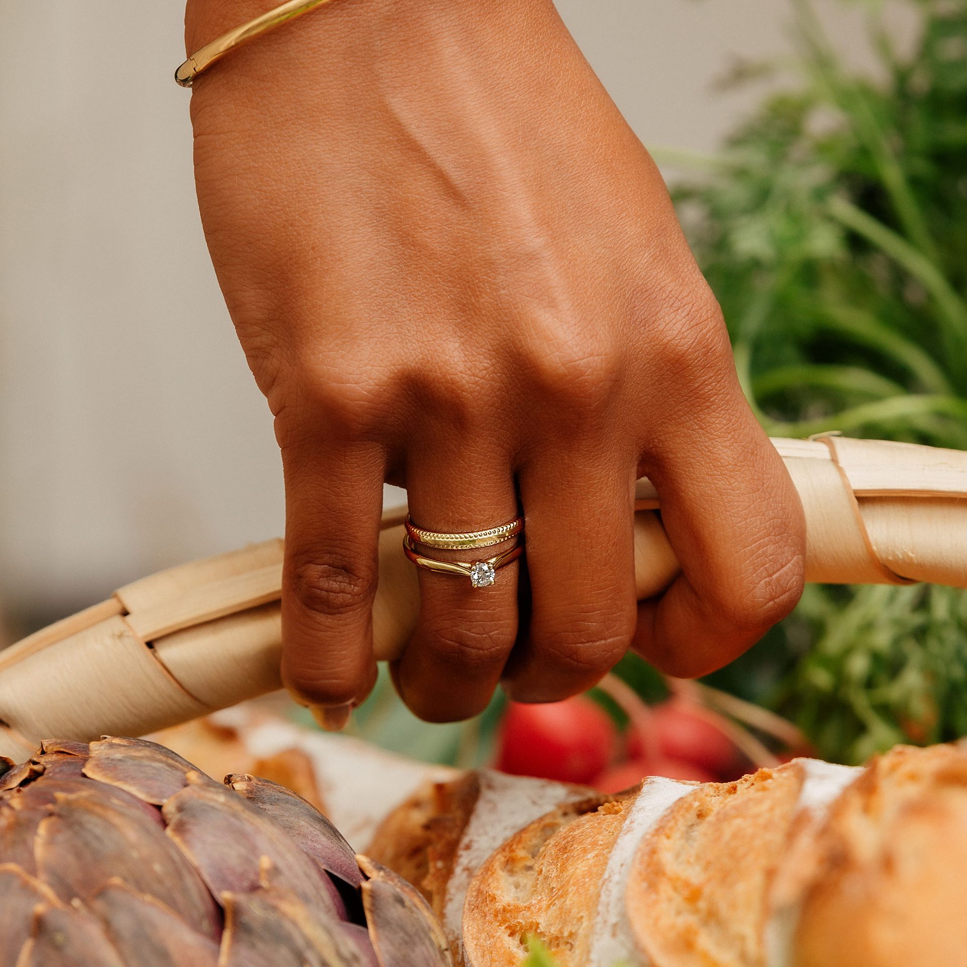 Solitaire Luna Diamant de Synthèse 0.20 carat