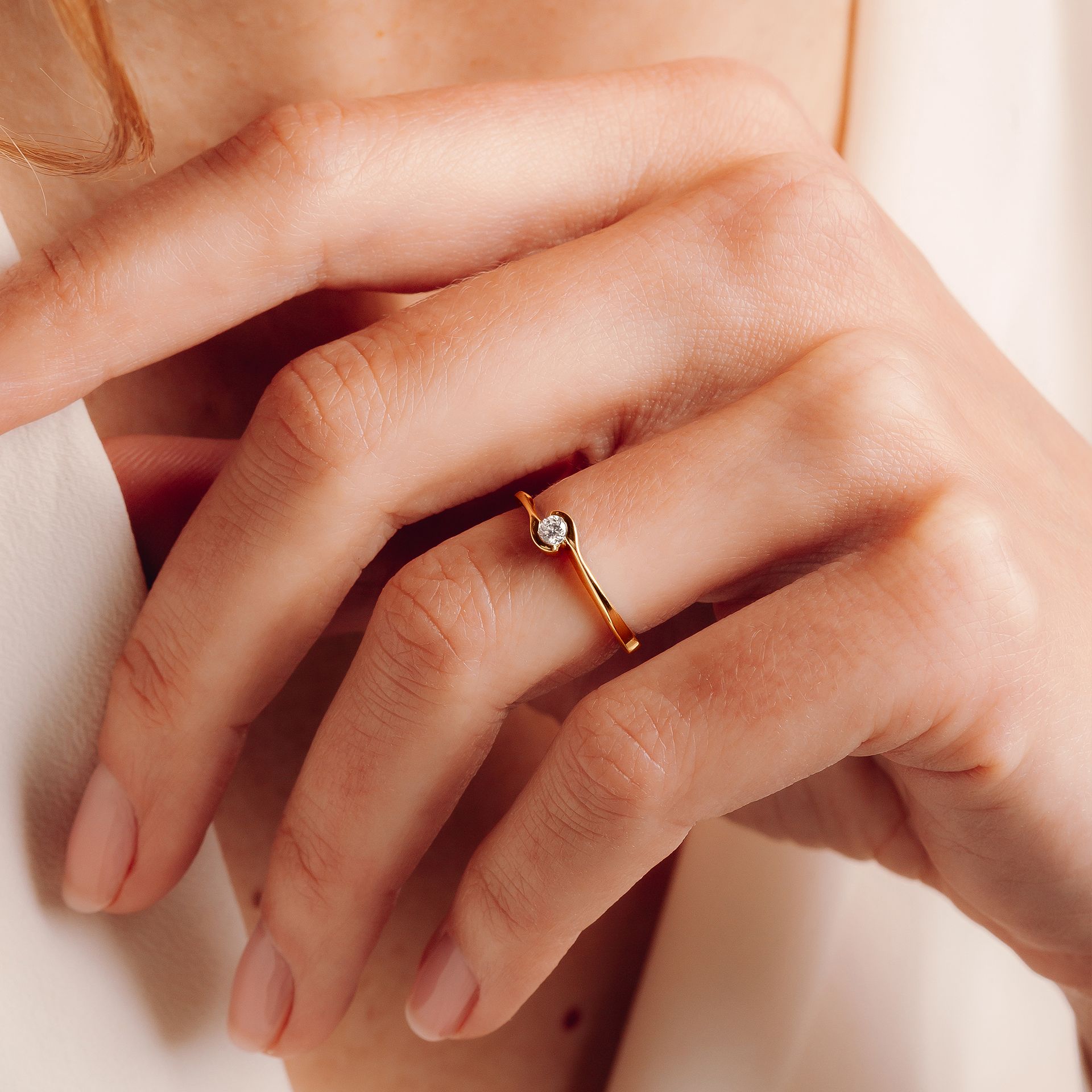 Solitaire Emma Diamant de Synthèse