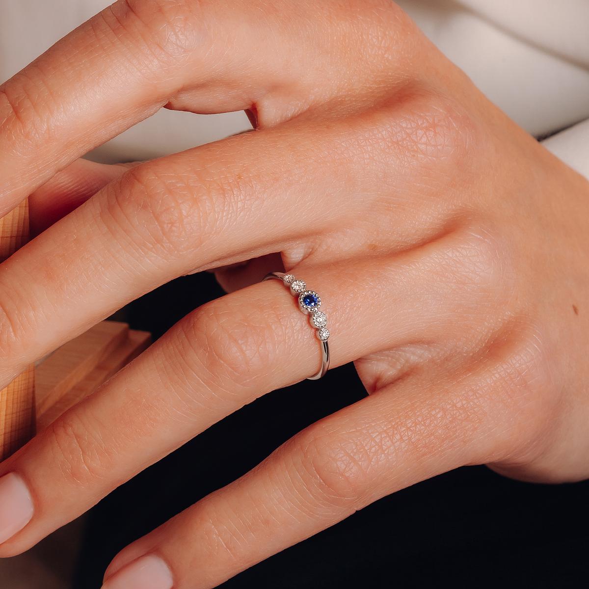 Solitaire Léa Millegrain Saphir