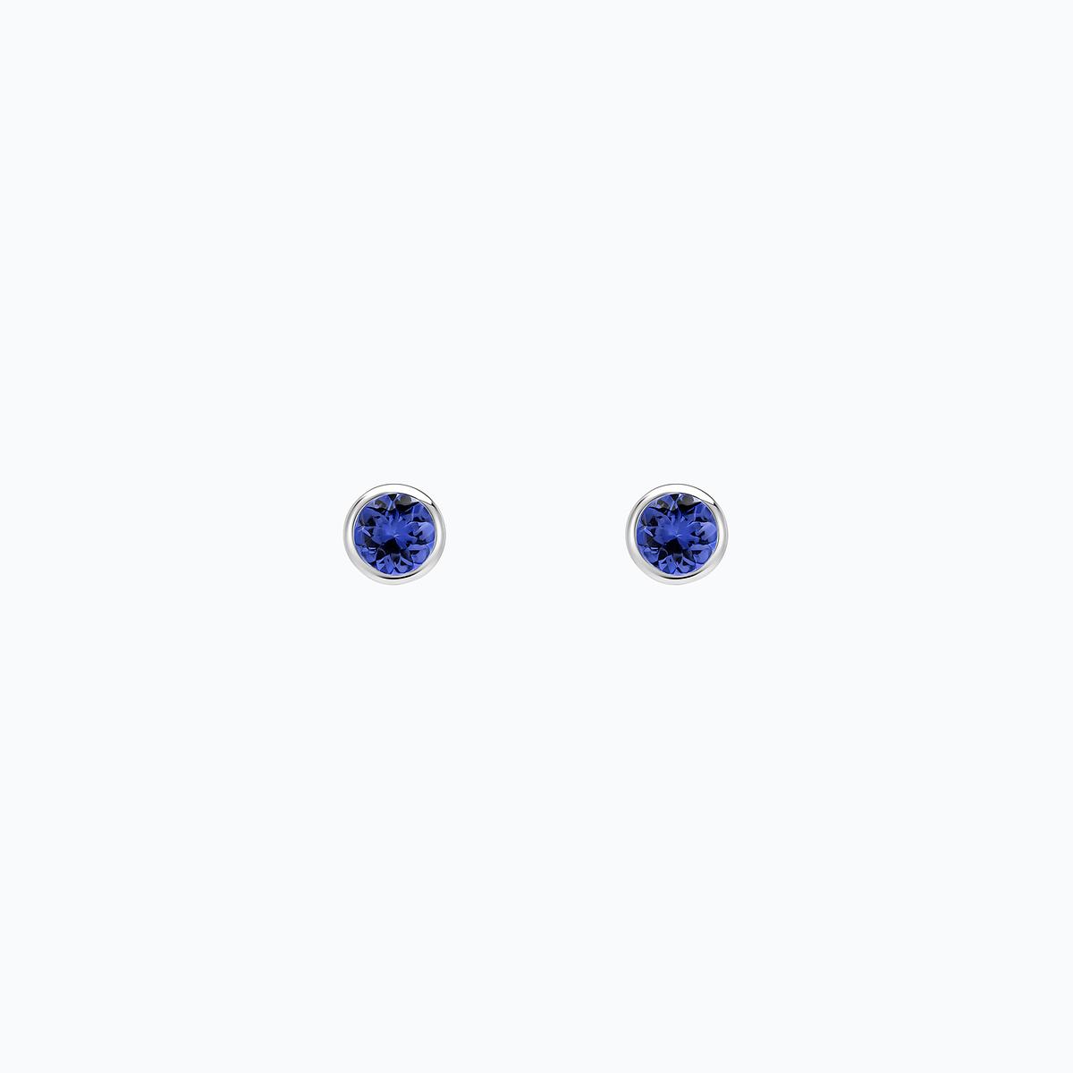 Boucles Harmony Tanzanite 3.5 mm