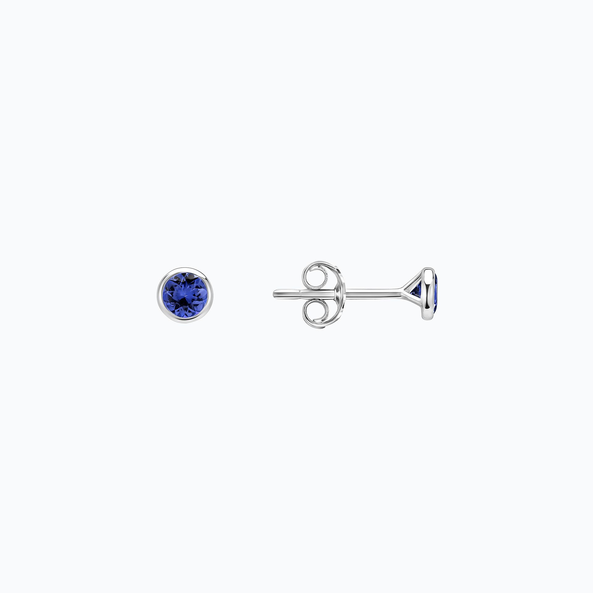 Boucles Harmony Tanzanite 3.5 mm