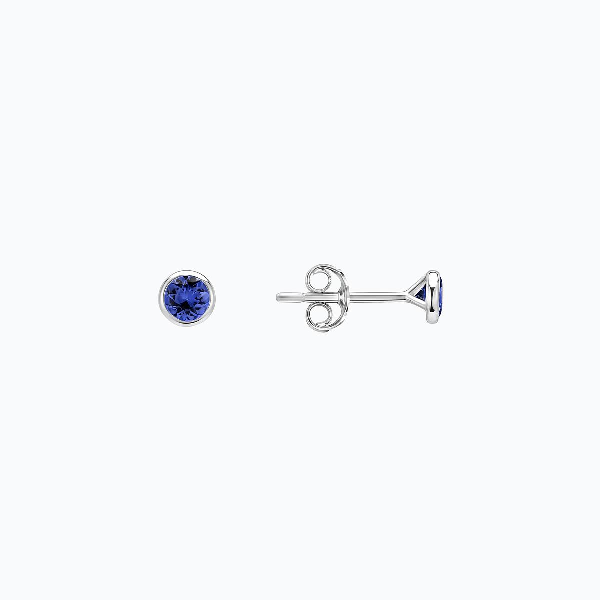 Boucles Harmony Tanzanite 3.5 mm