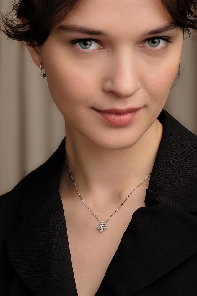 Colliers diamant de synthèse éthique en or recyclé