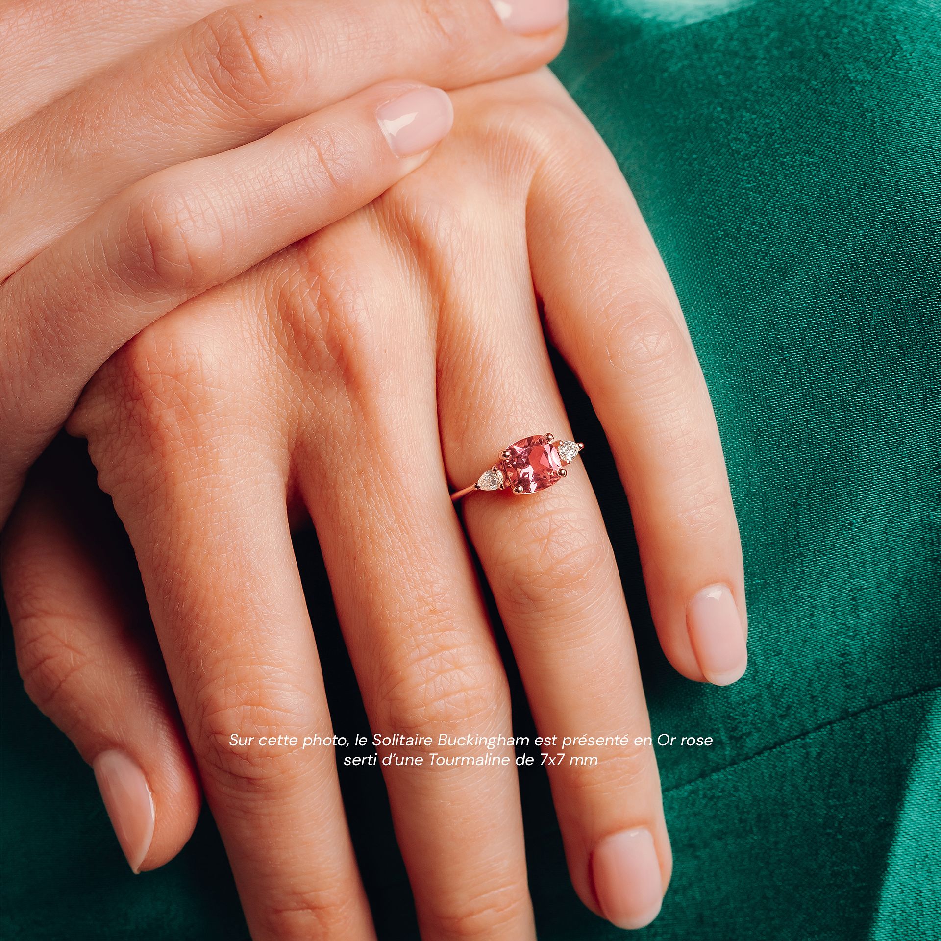 Solitaire Buckingham Tourmaline