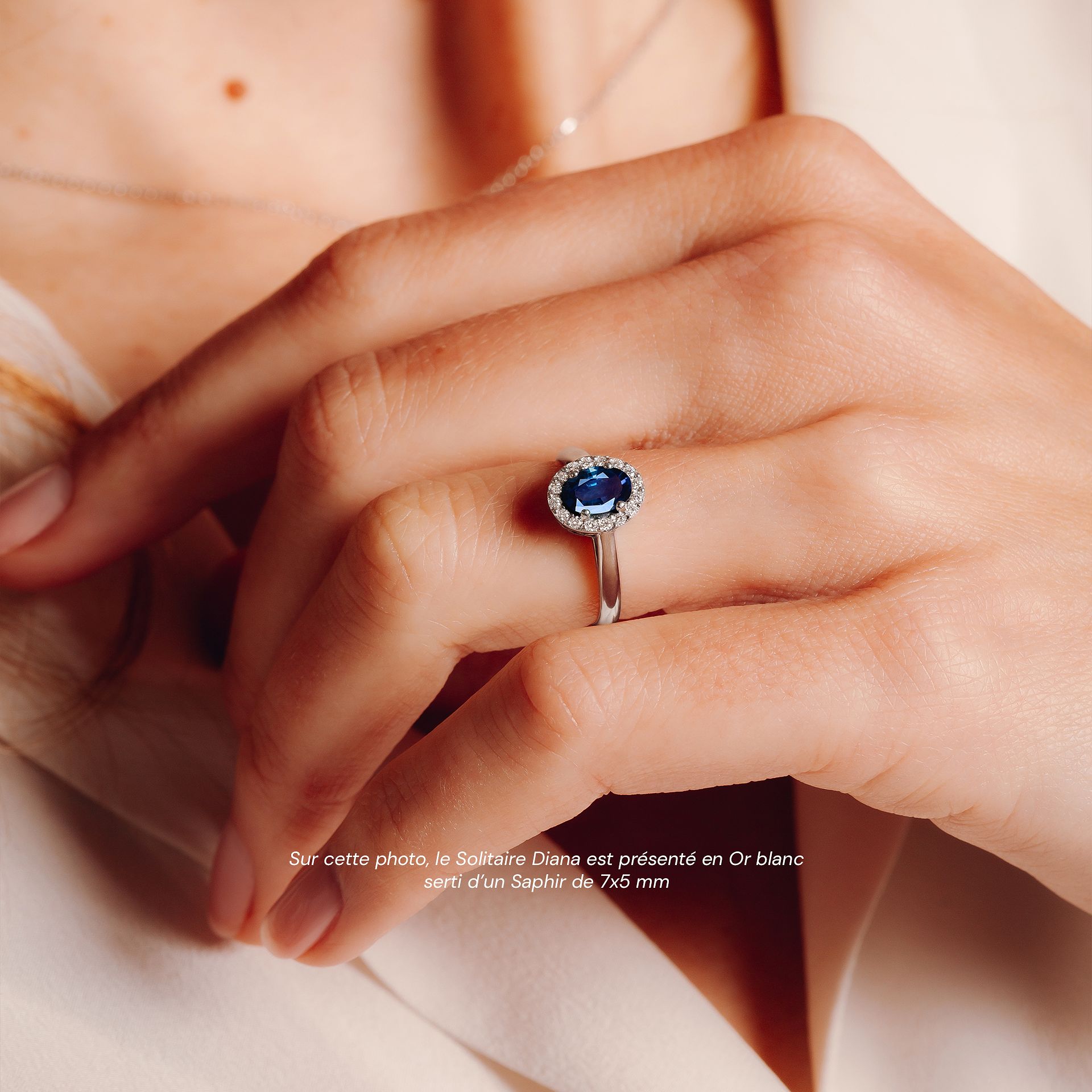 Solitaire Diana Saphir