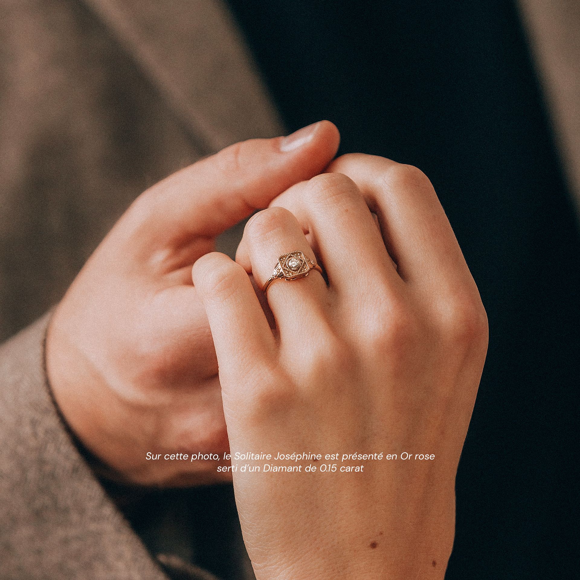 Solitaire Joséphine Diamant
