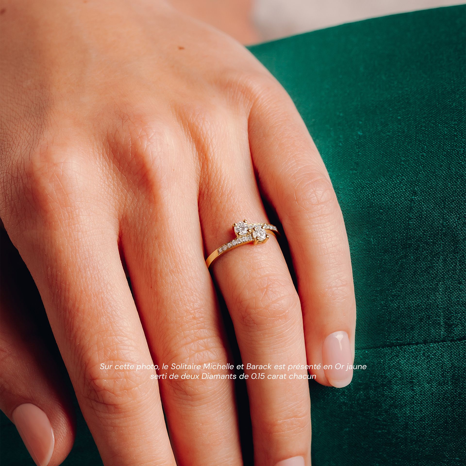 Solitaire Michelle et Barack Diamant