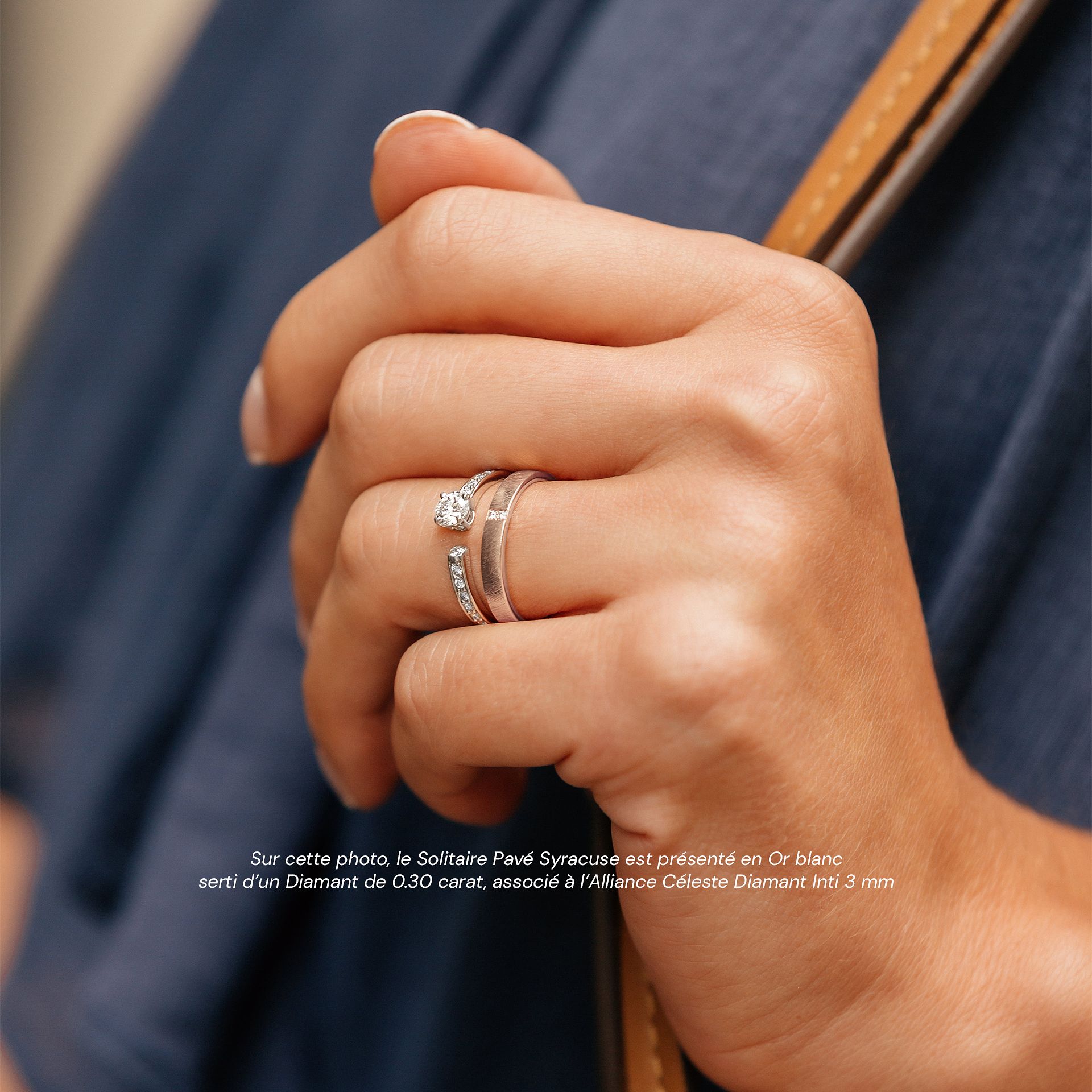 Solitaire Pavé Syracuse Diamant