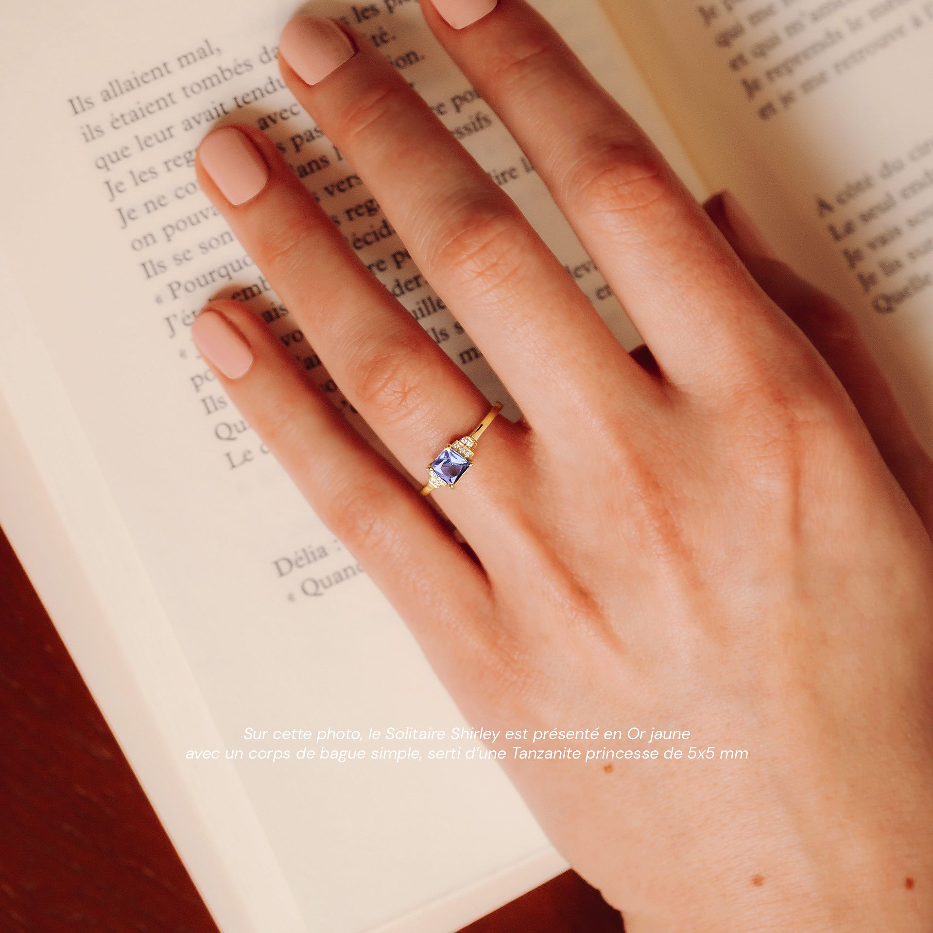 Solitaire Shirley Tanzanite