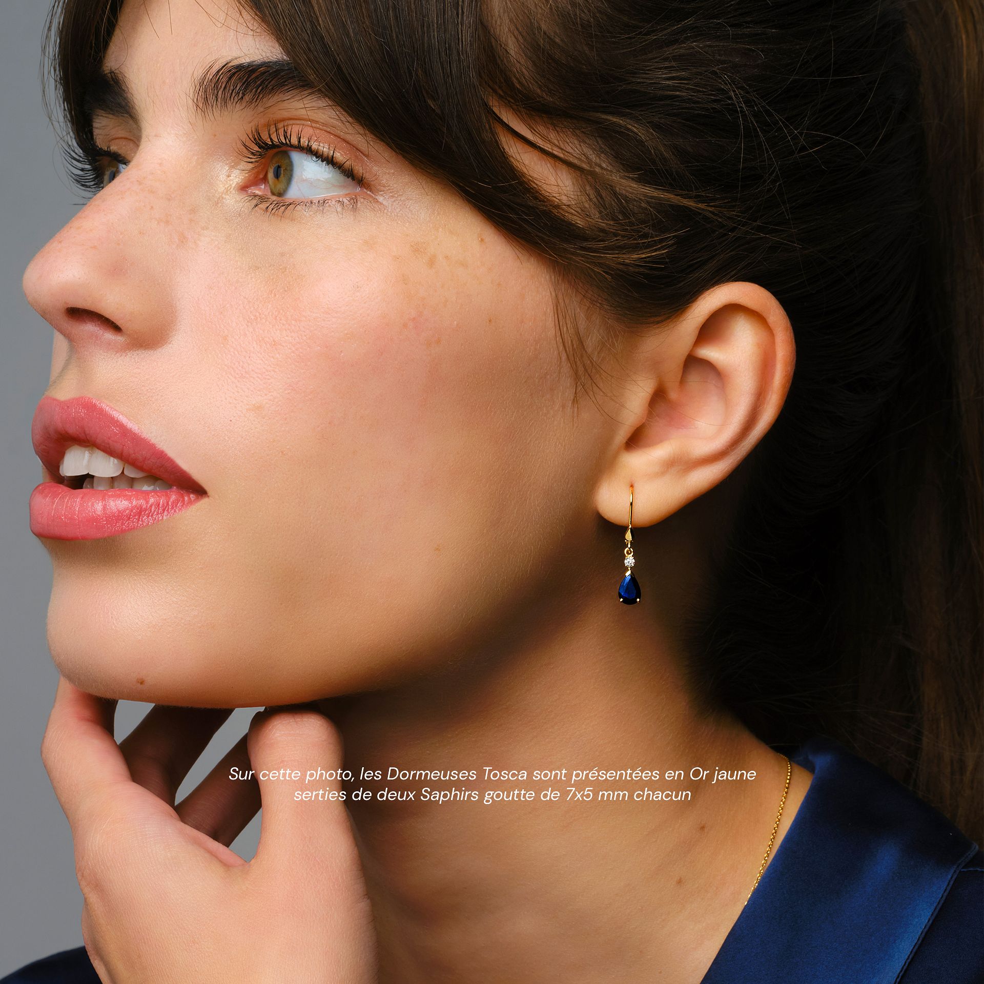 Dormeuses Tosca Saphir