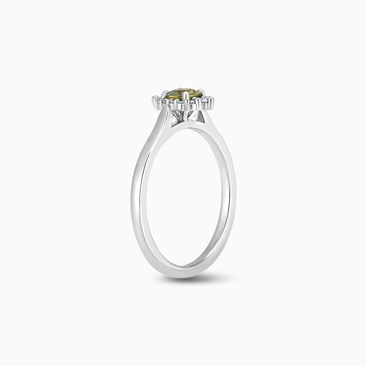 Solitaire Minerva Saphir Vert