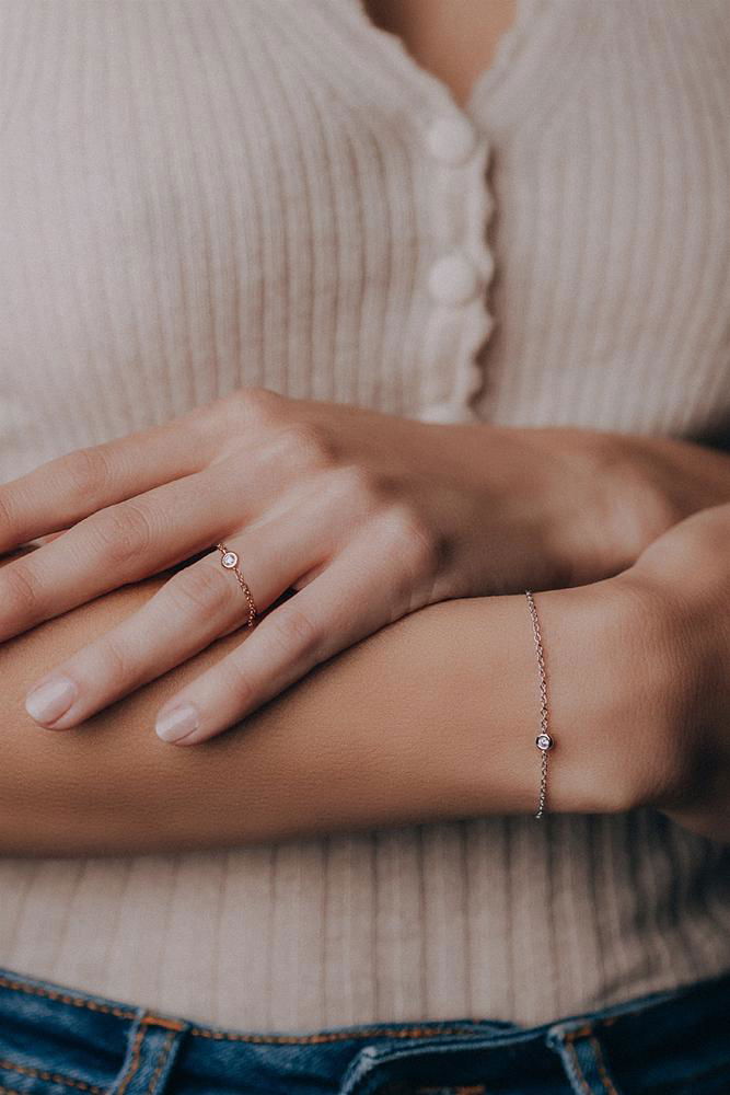 Joaillerie Blossom collection diamant sertis clos