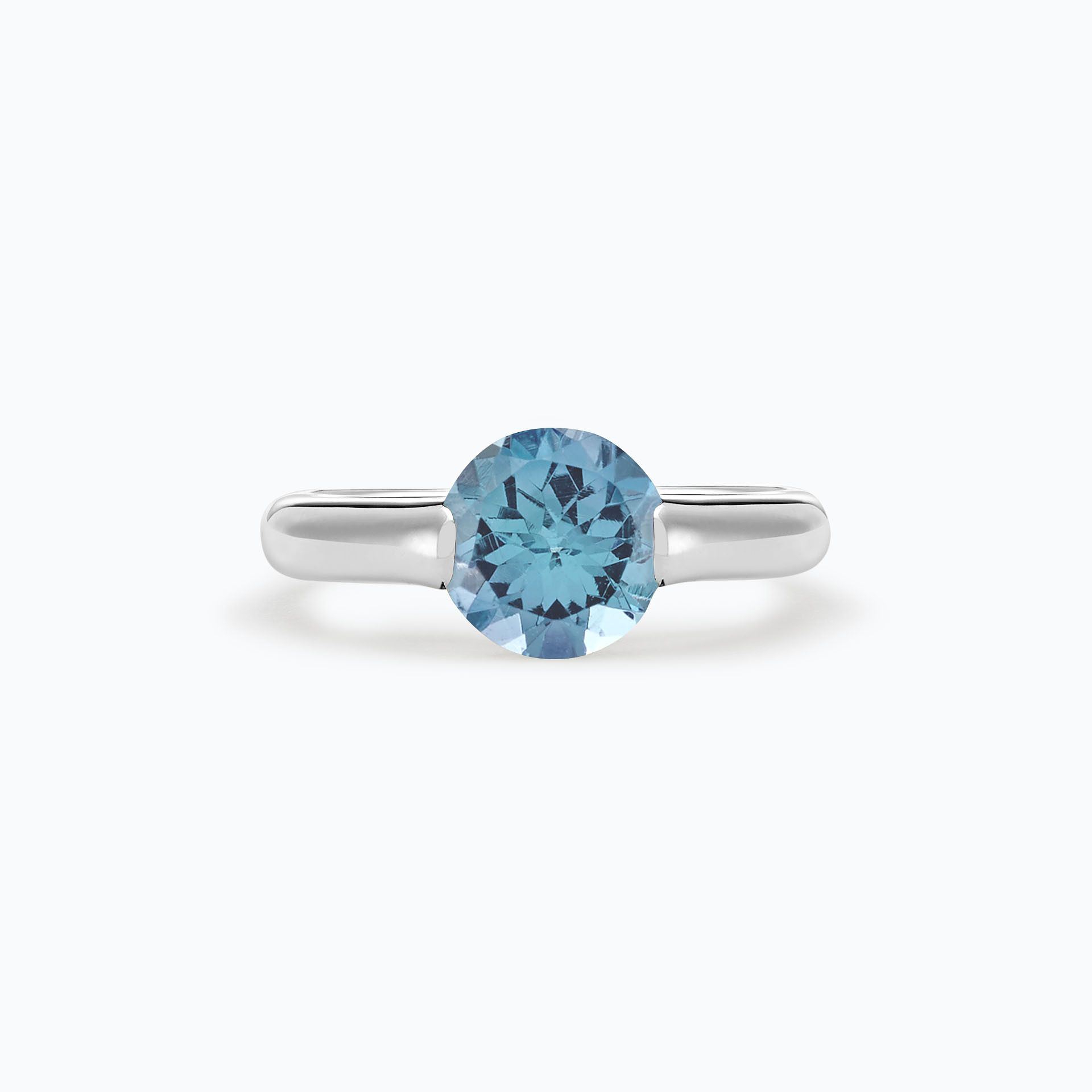Bague Nymphéa Aigue-marine
