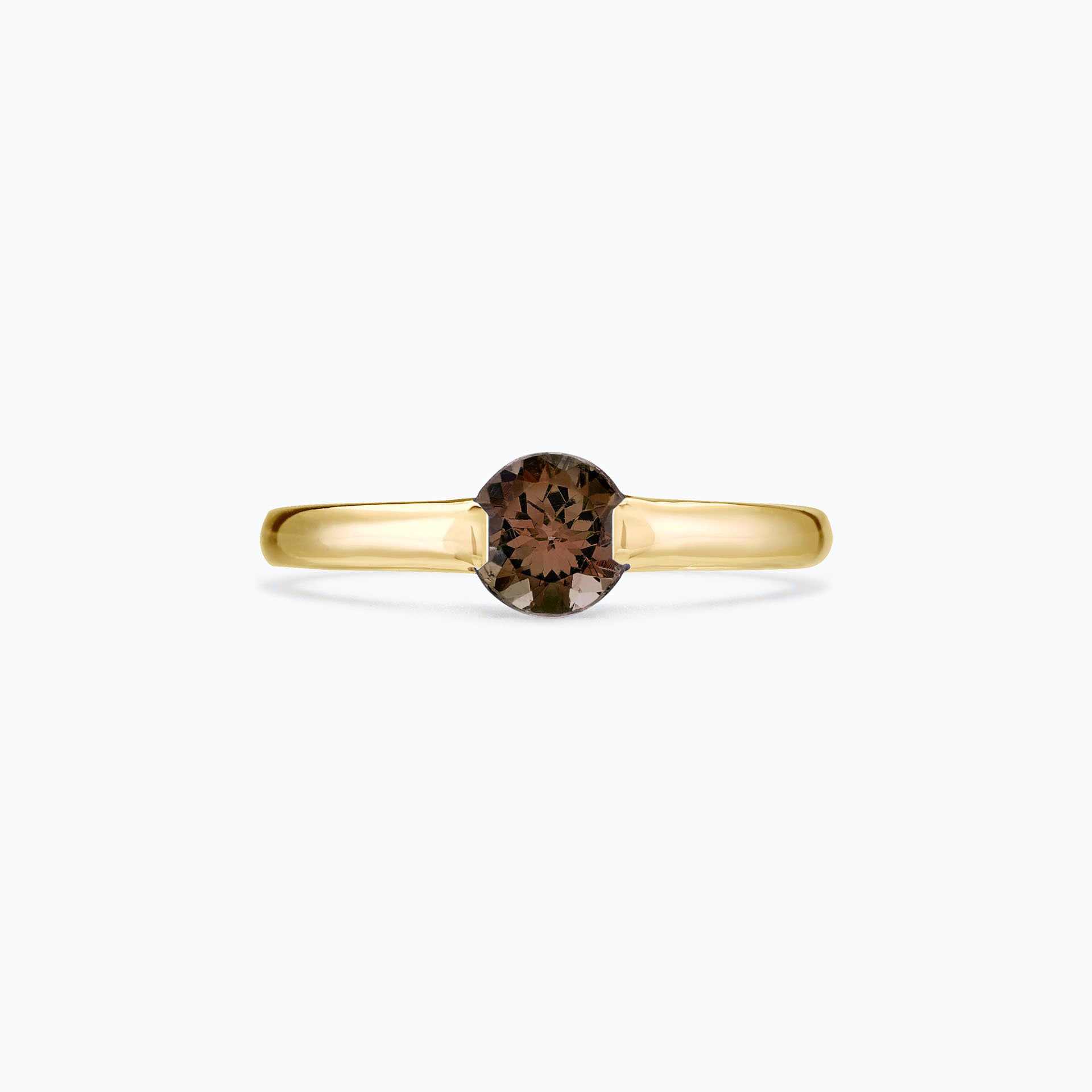 Bague Nymphéa Petite Quartz fumé