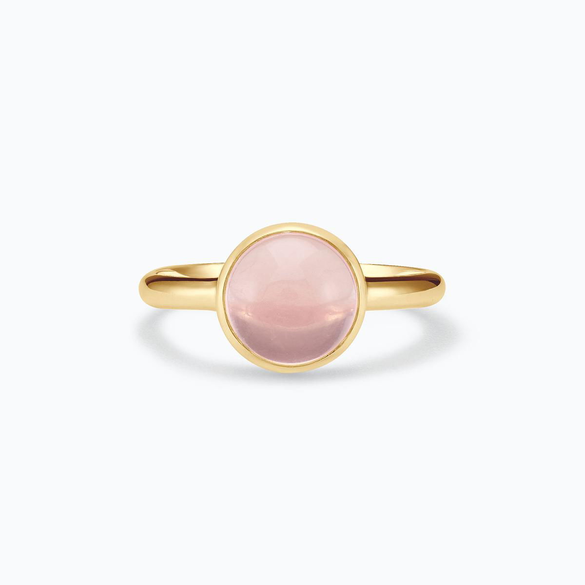 Bague Paradis Ronde Quartz Rose