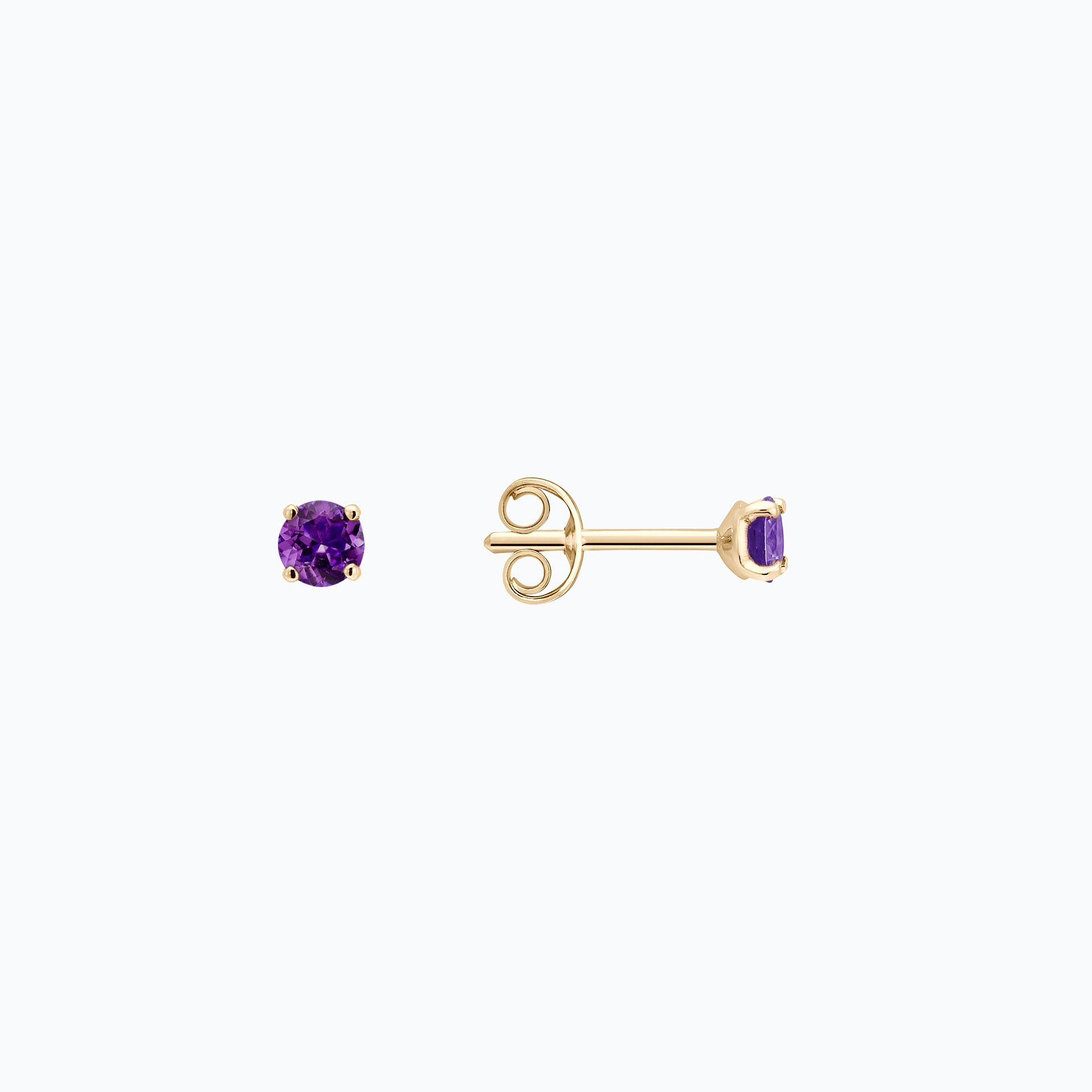 Boucles Alva Améthyste 3.5 mm