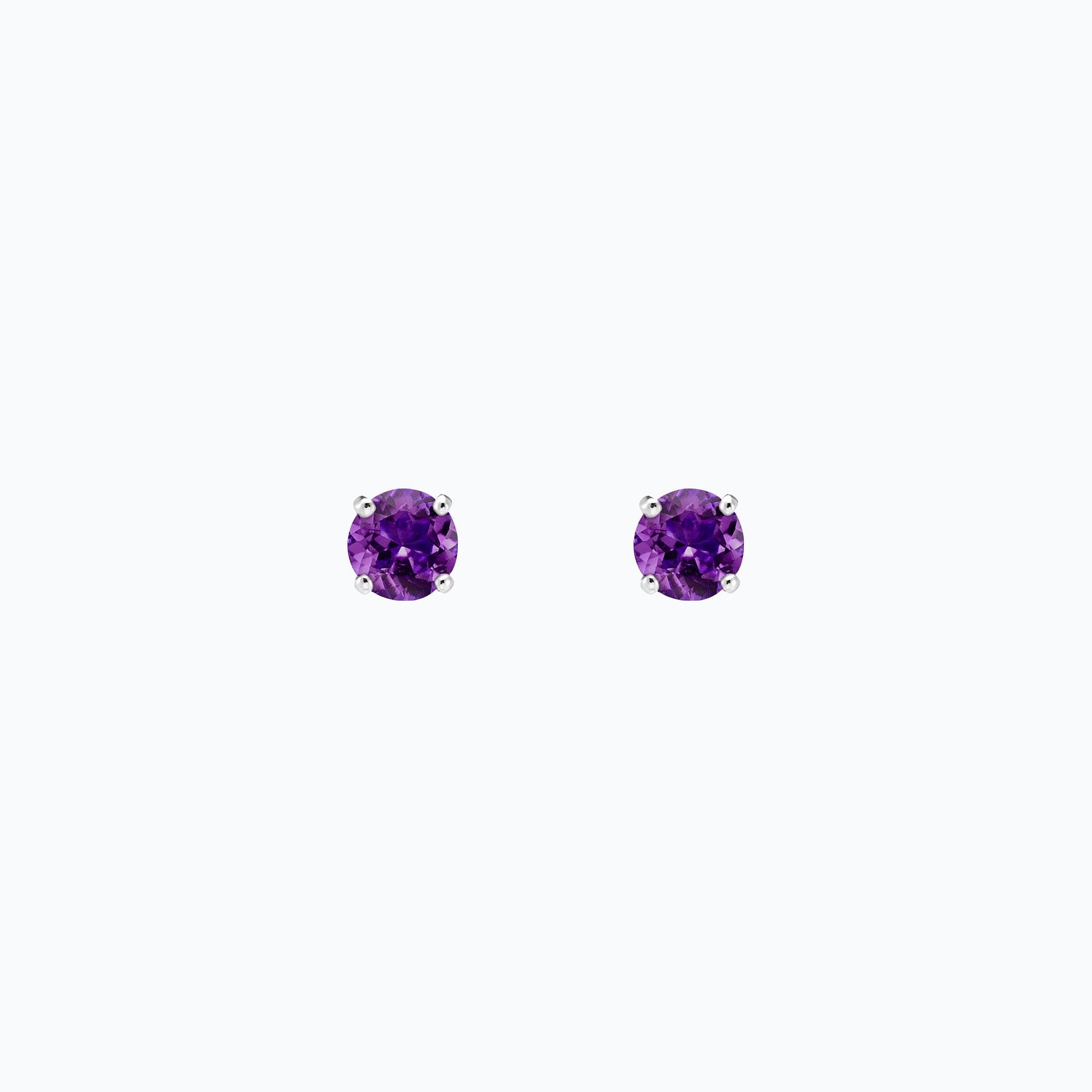 Boucles Alva Améthyste 4.5 mm