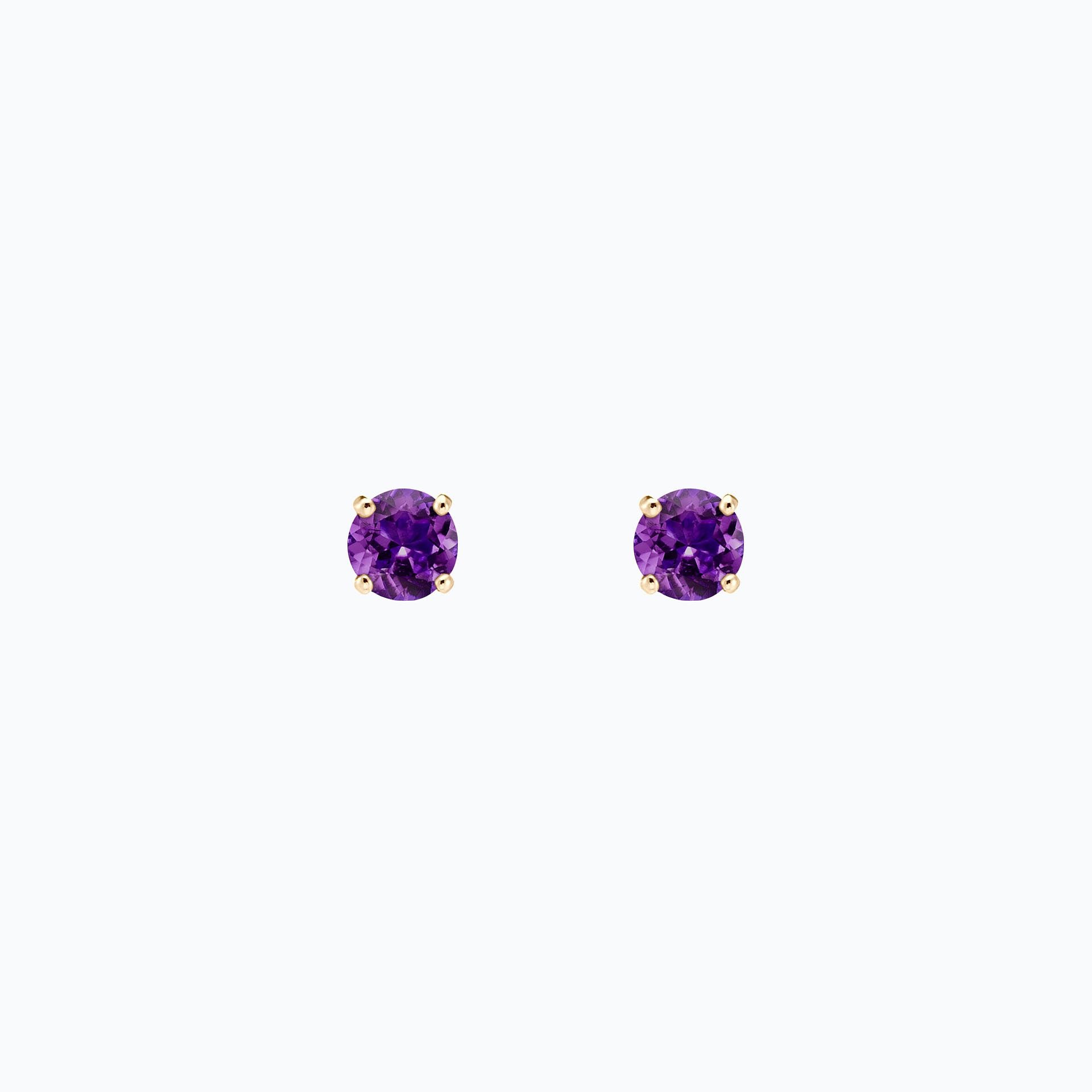 Boucles Alva Améthyste 4.5 mm