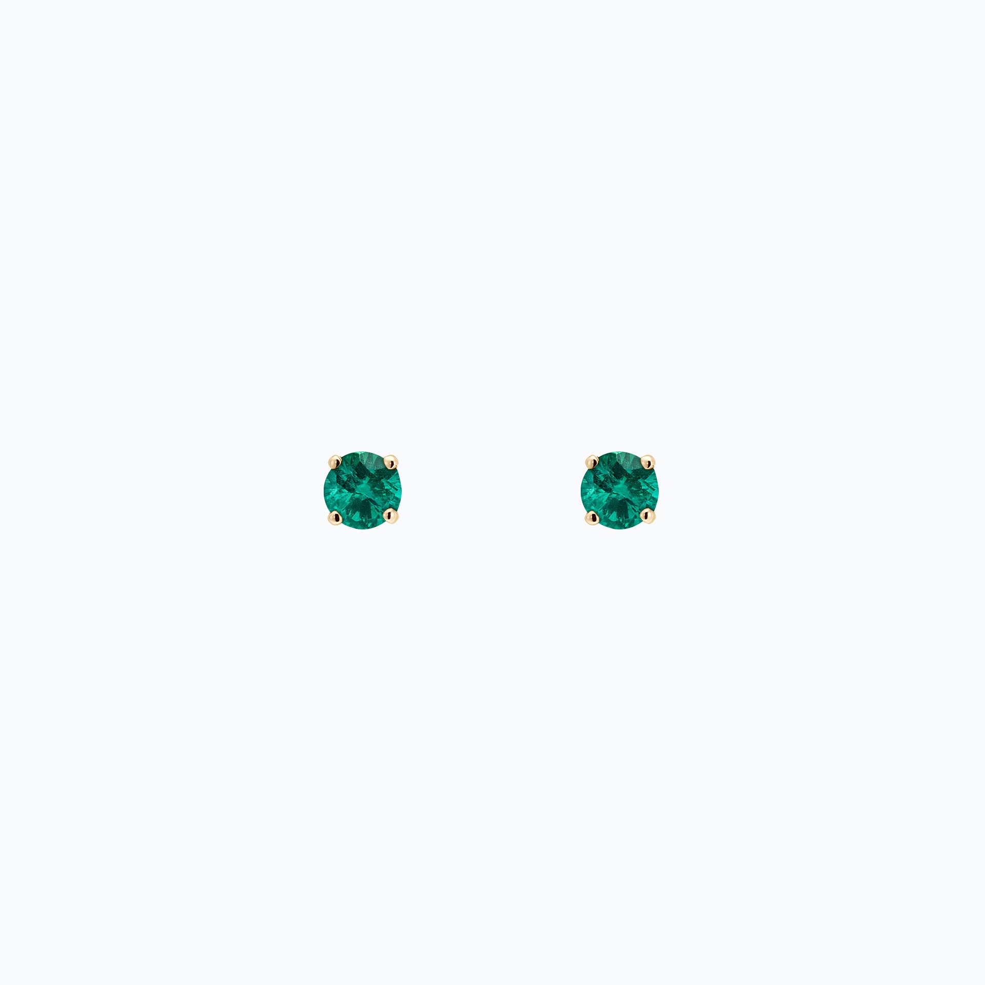 Boucles Alva Émeraude 3.5 mm