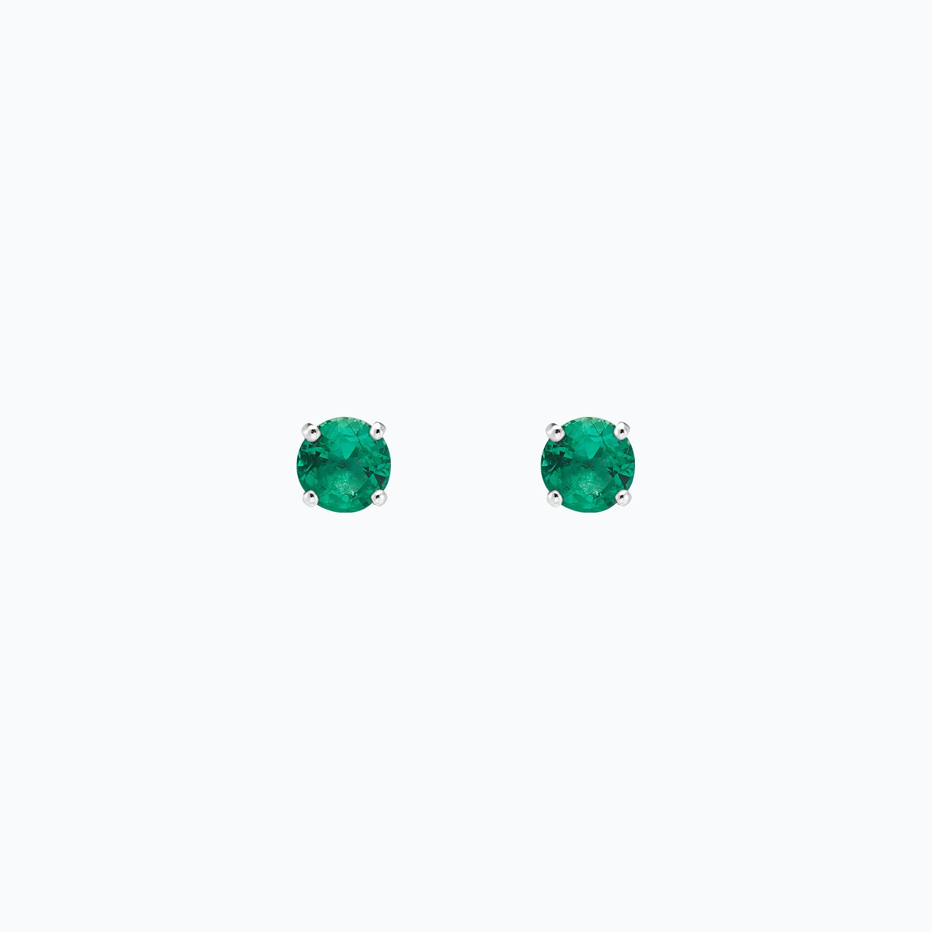 Boucles Alva Émeraude 4.5 mm