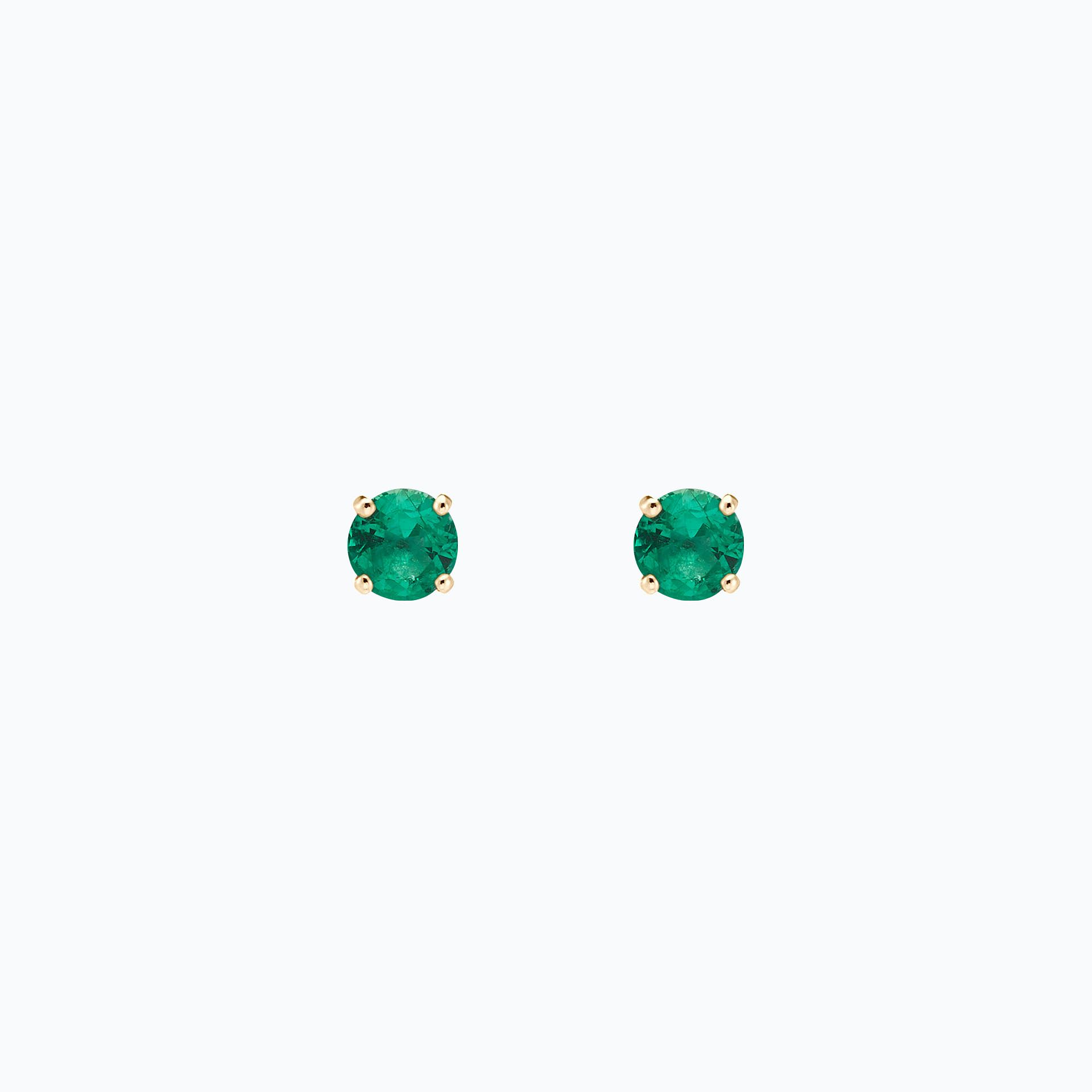 Boucles Alva Émeraude 4.5 mm