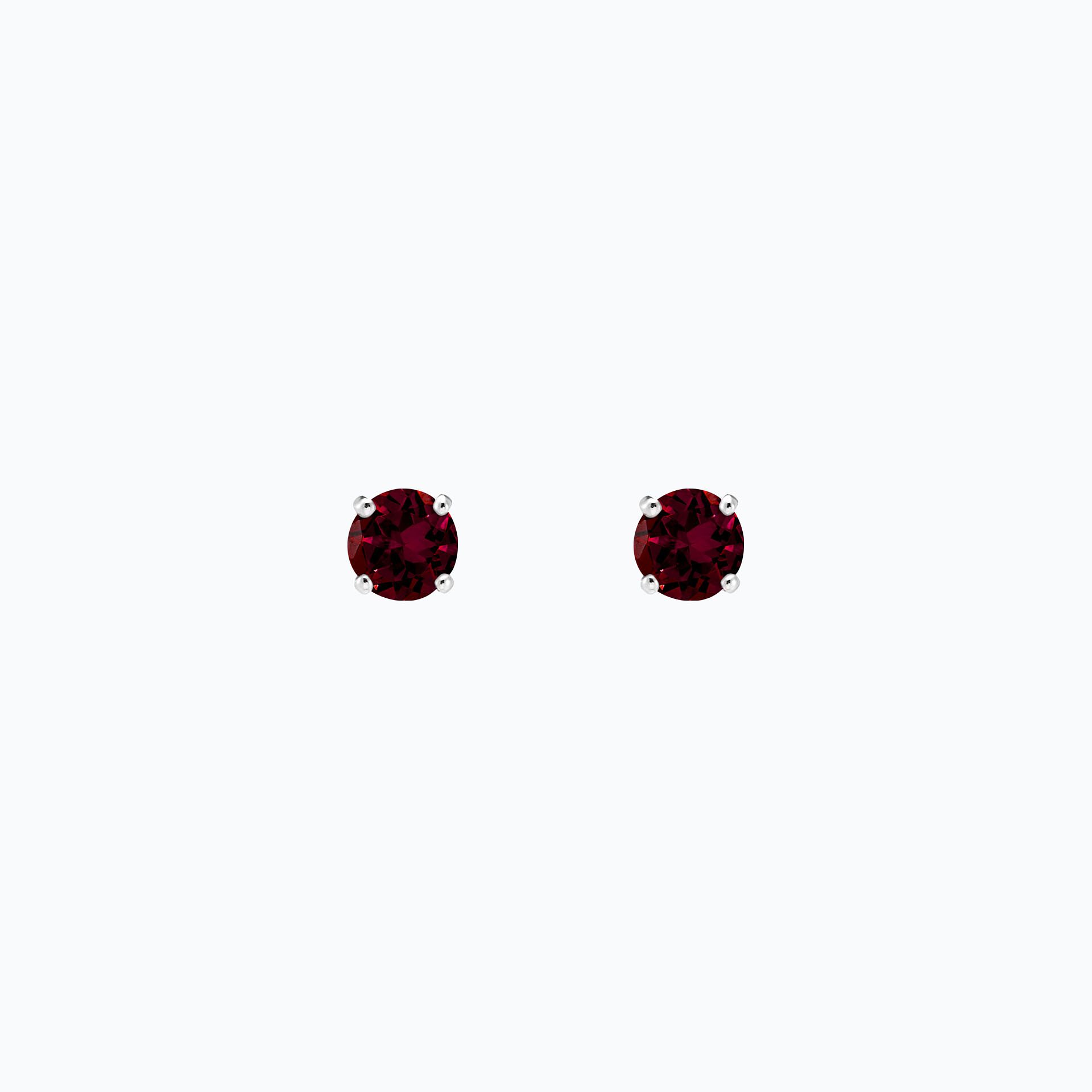Boucles Alva Grenat Rhodolite 4.5 mm