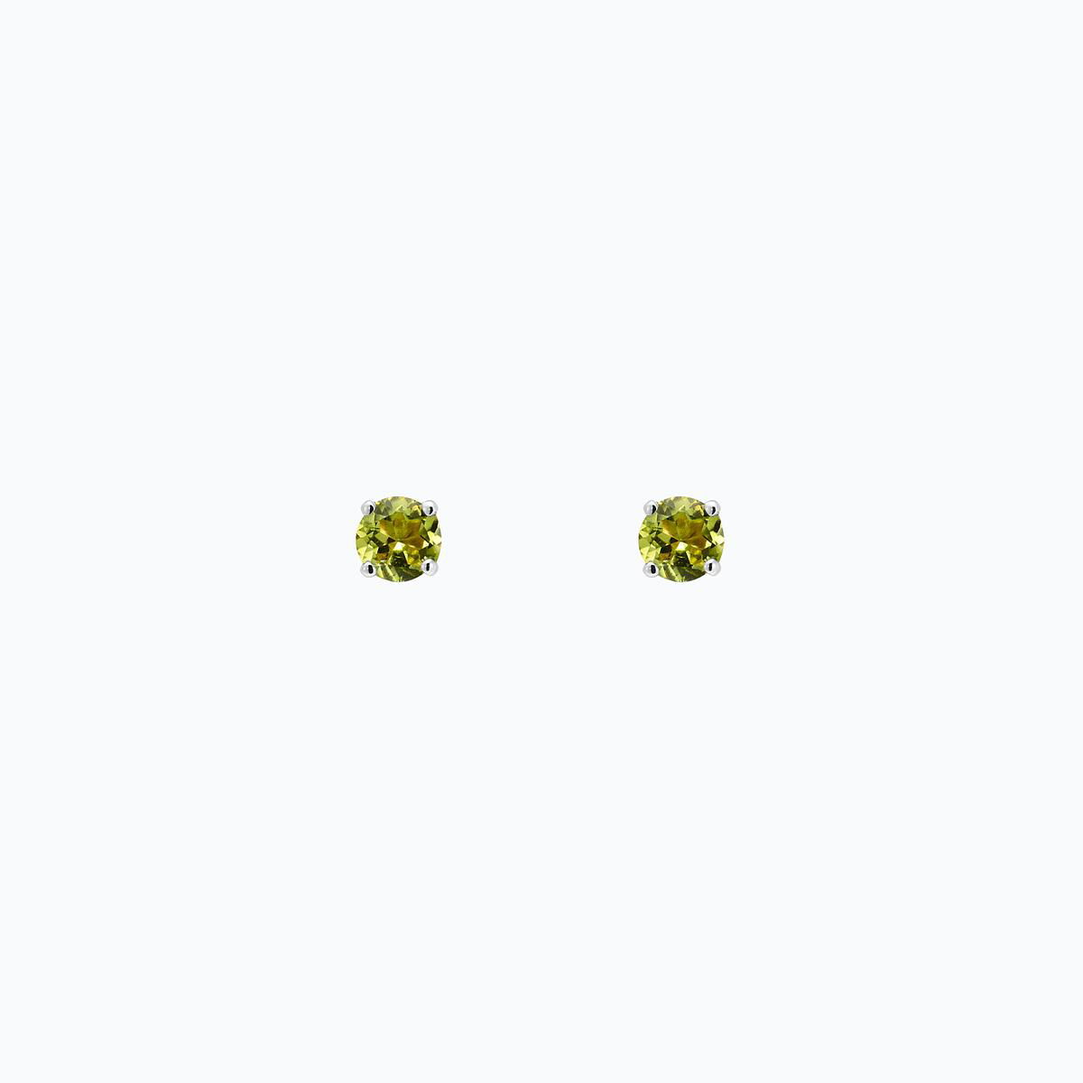 Boucles Alva Peridot 3.5 mm