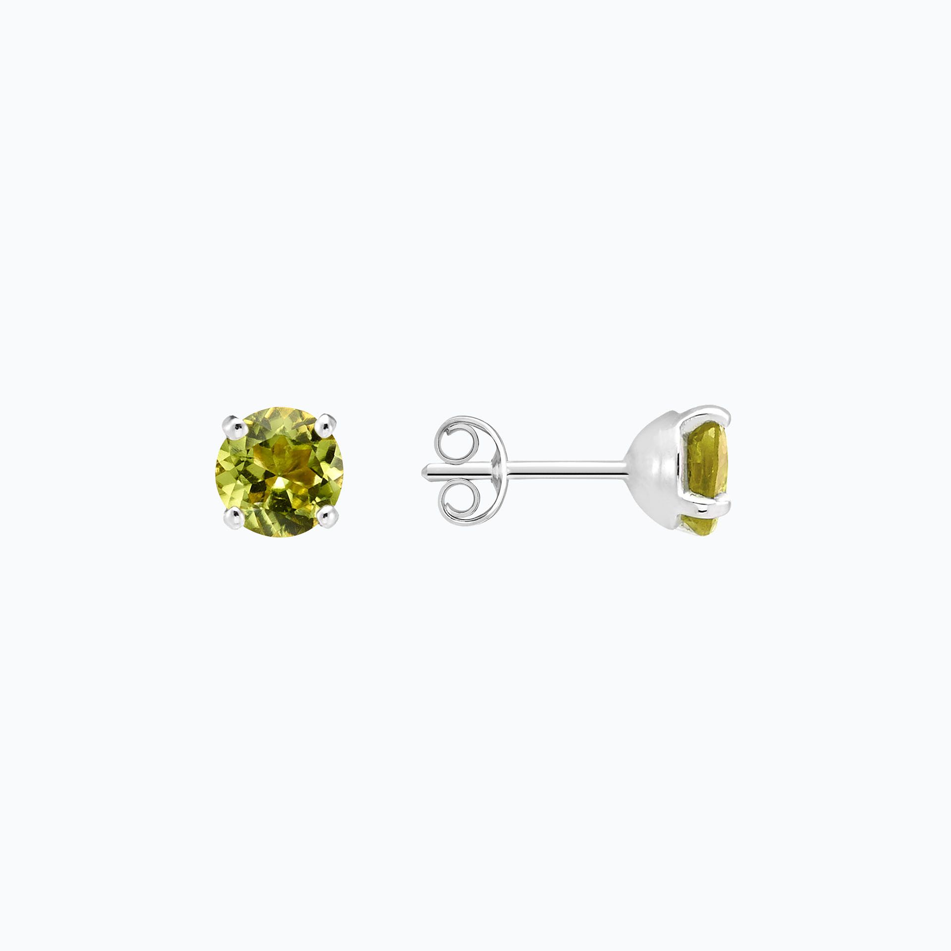 Boucles Alva Péridot 6 mm