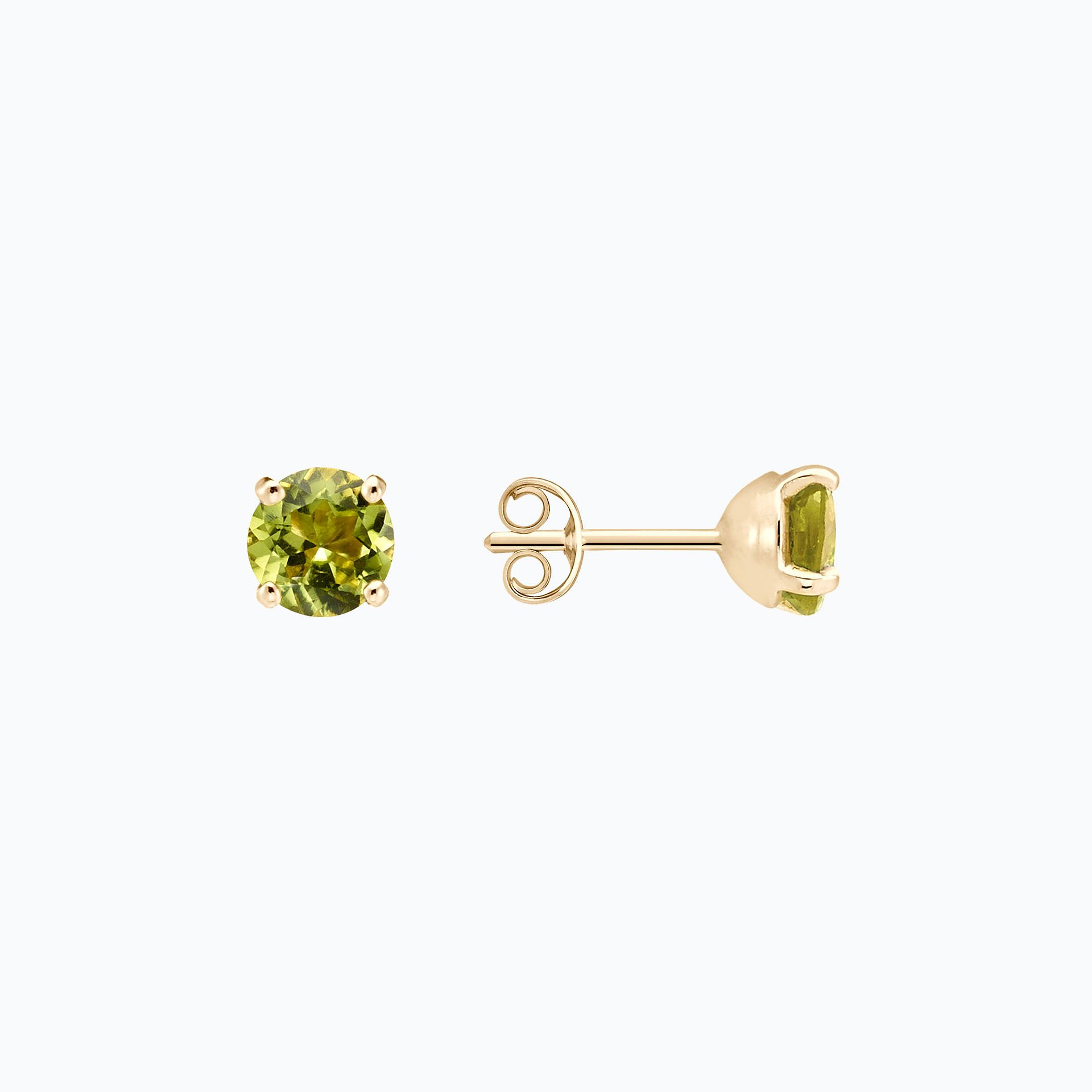 Boucles Alva Péridot 6 mm