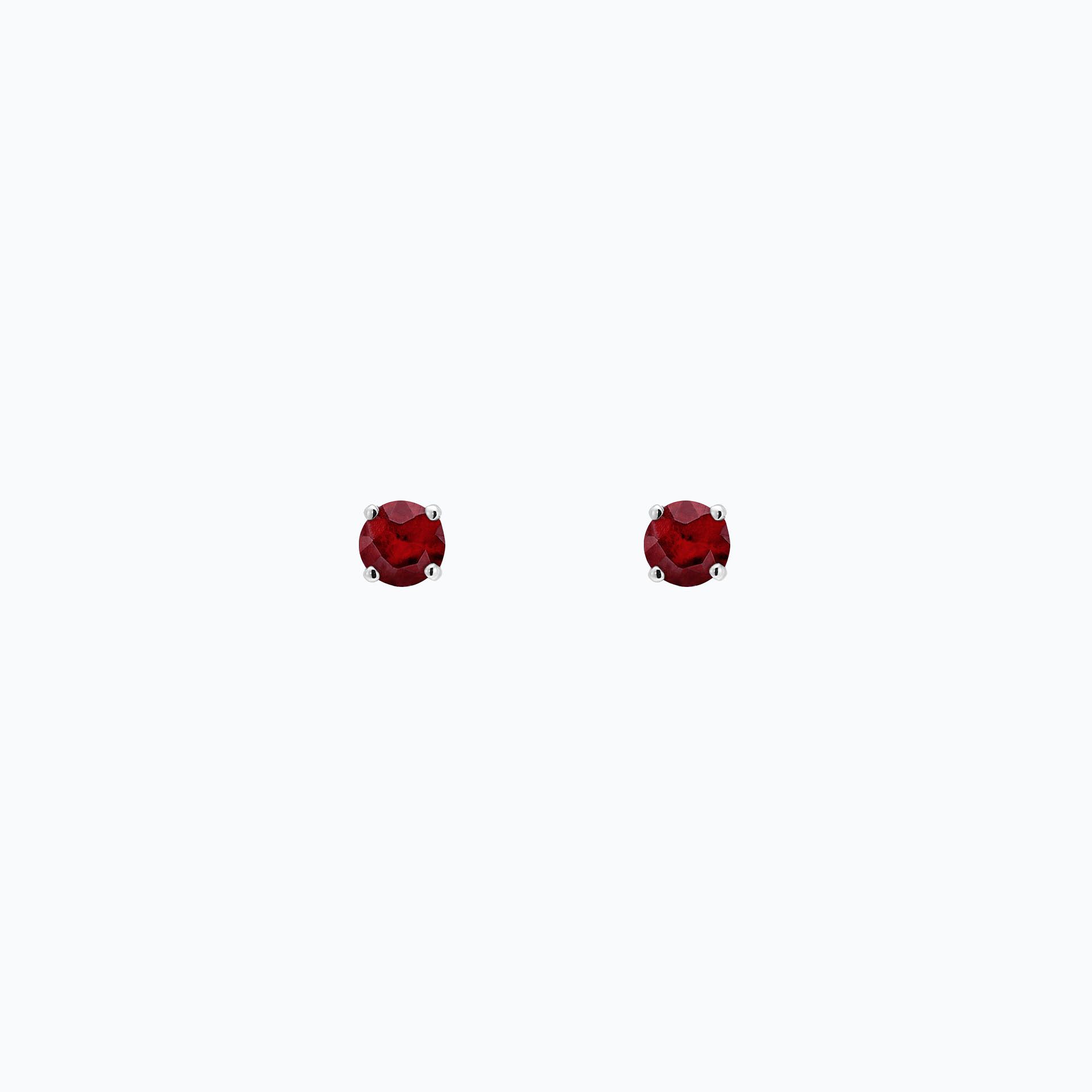 Boucles Alva Rubis 3.5 mm