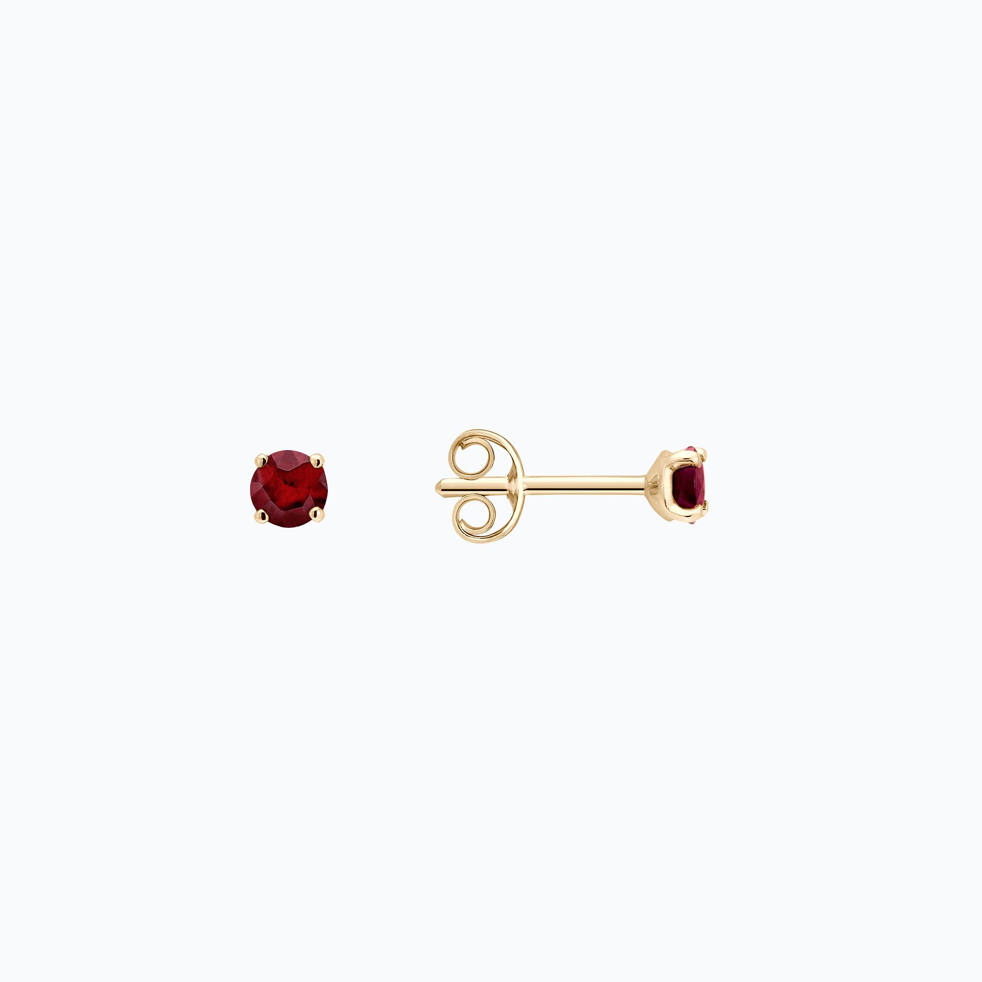 Boucles Alva Rubis 3.5 mm