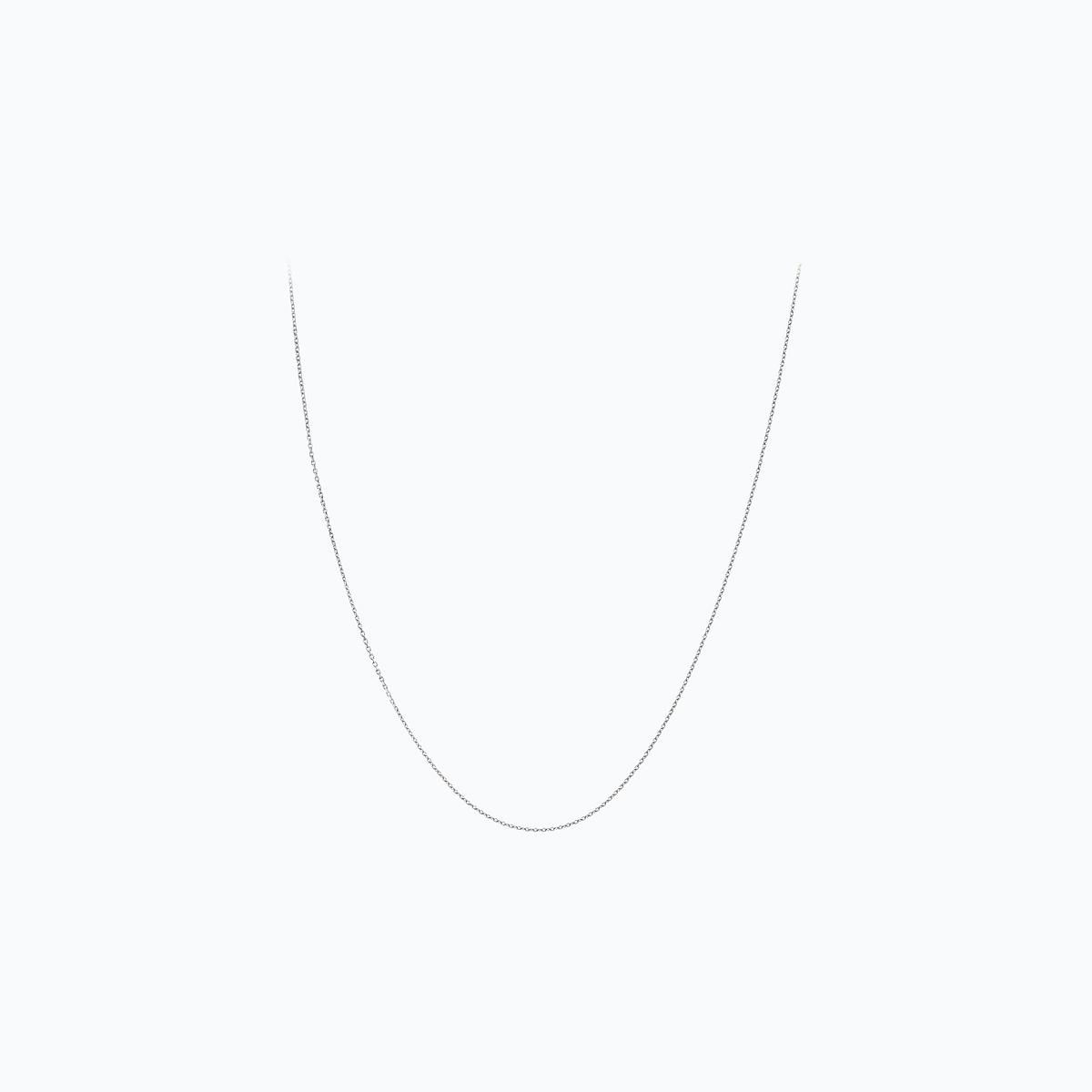 Chaine Forçat Diamantée 1.00 mm 40 cm