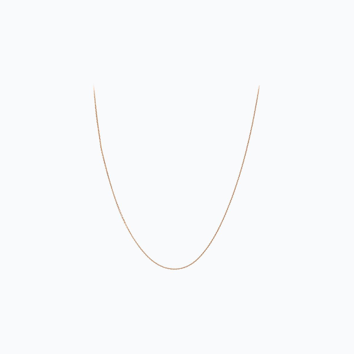 Chaine Forçat Diamantée 1.00 mm 40 cm